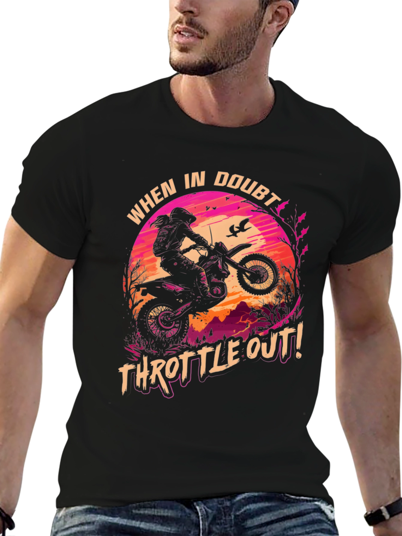 Throttle Out T-Shirt: Motocross Adventure Tee