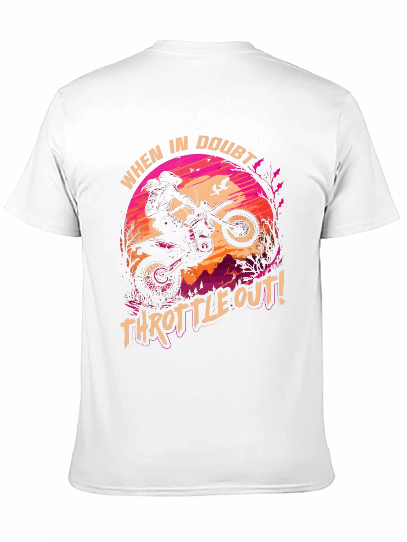 Throttle Out T-Shirt: Motocross Adventure Tee
