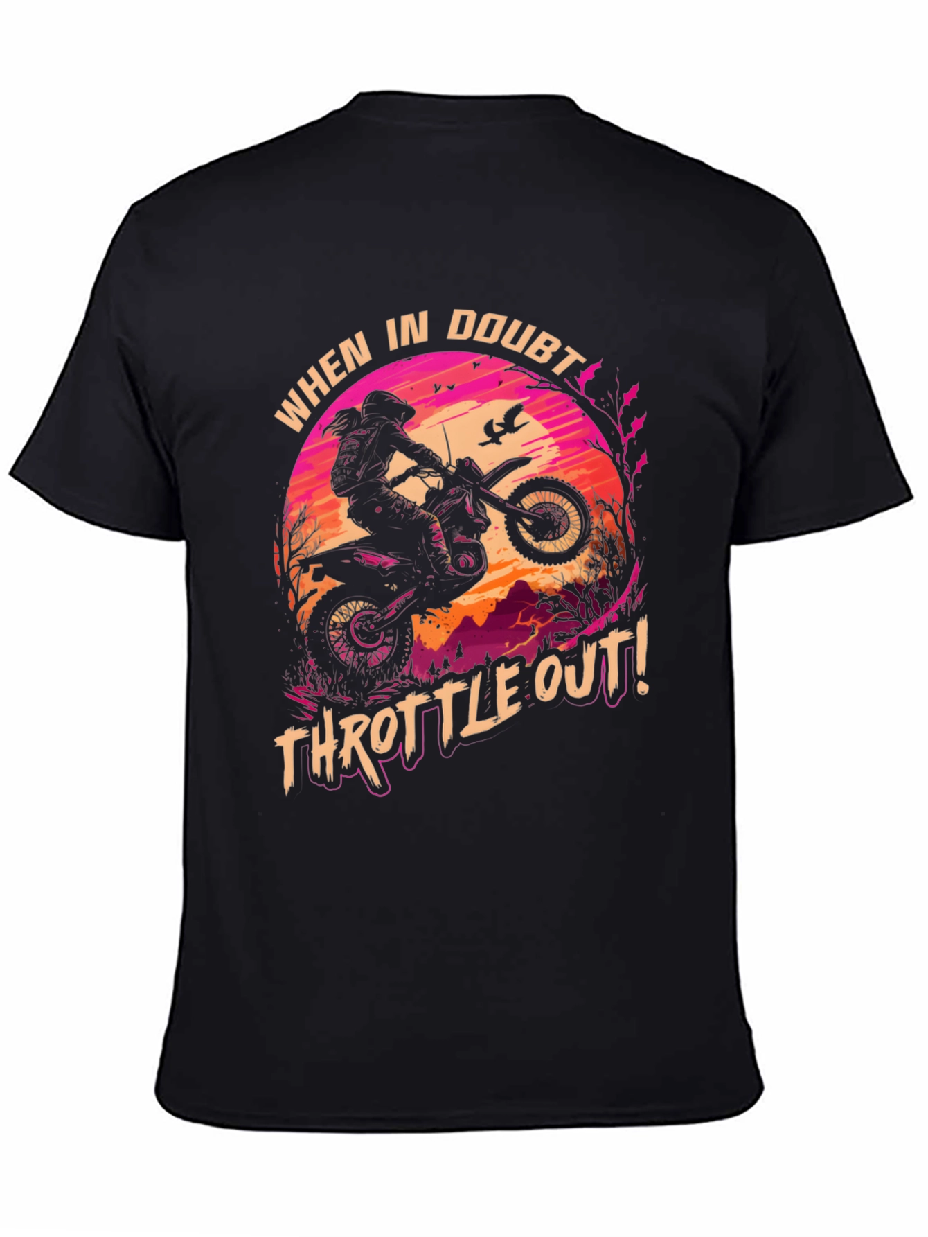 Throttle Out T-Shirt: Motocross Adventure Tee