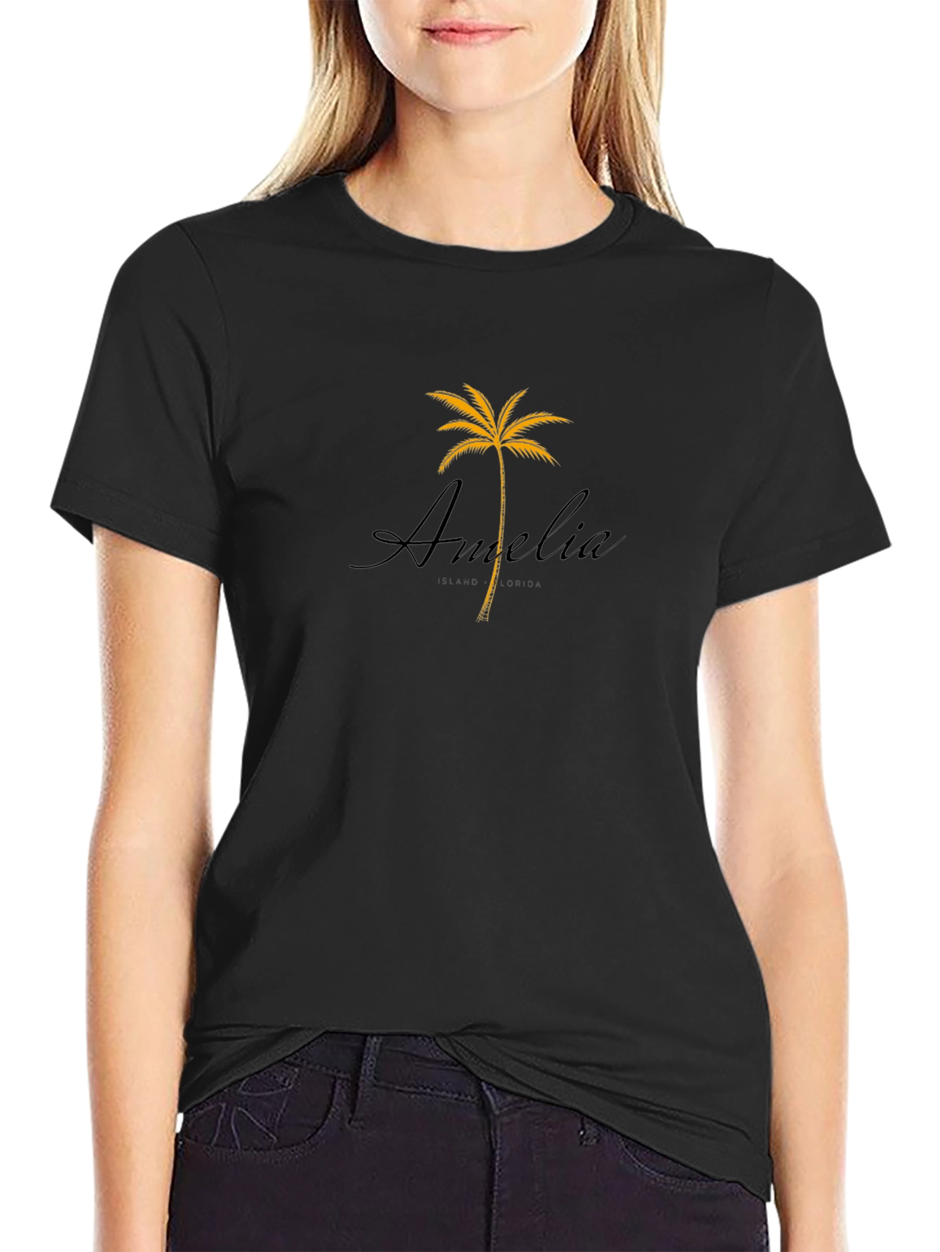Amelia Island Florida Palm Tree T-Shirt