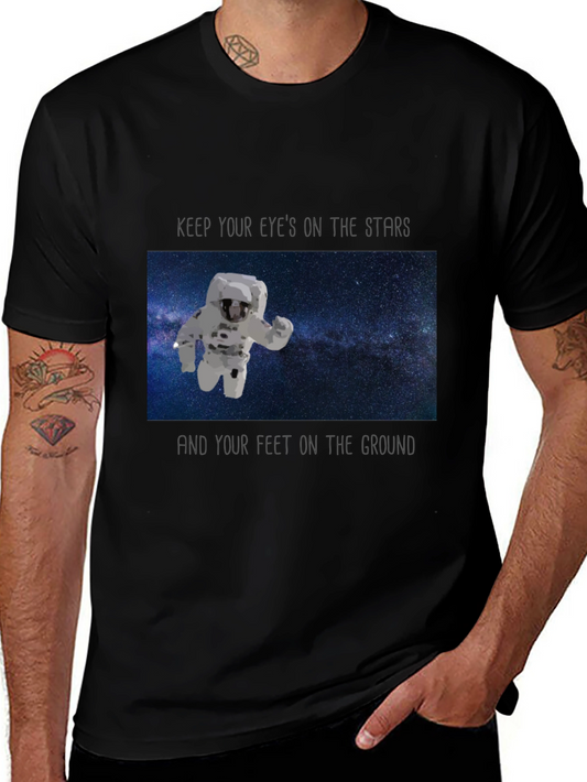 Astronaut Starry T-Shirt - Keep Your Eyes on the Stars