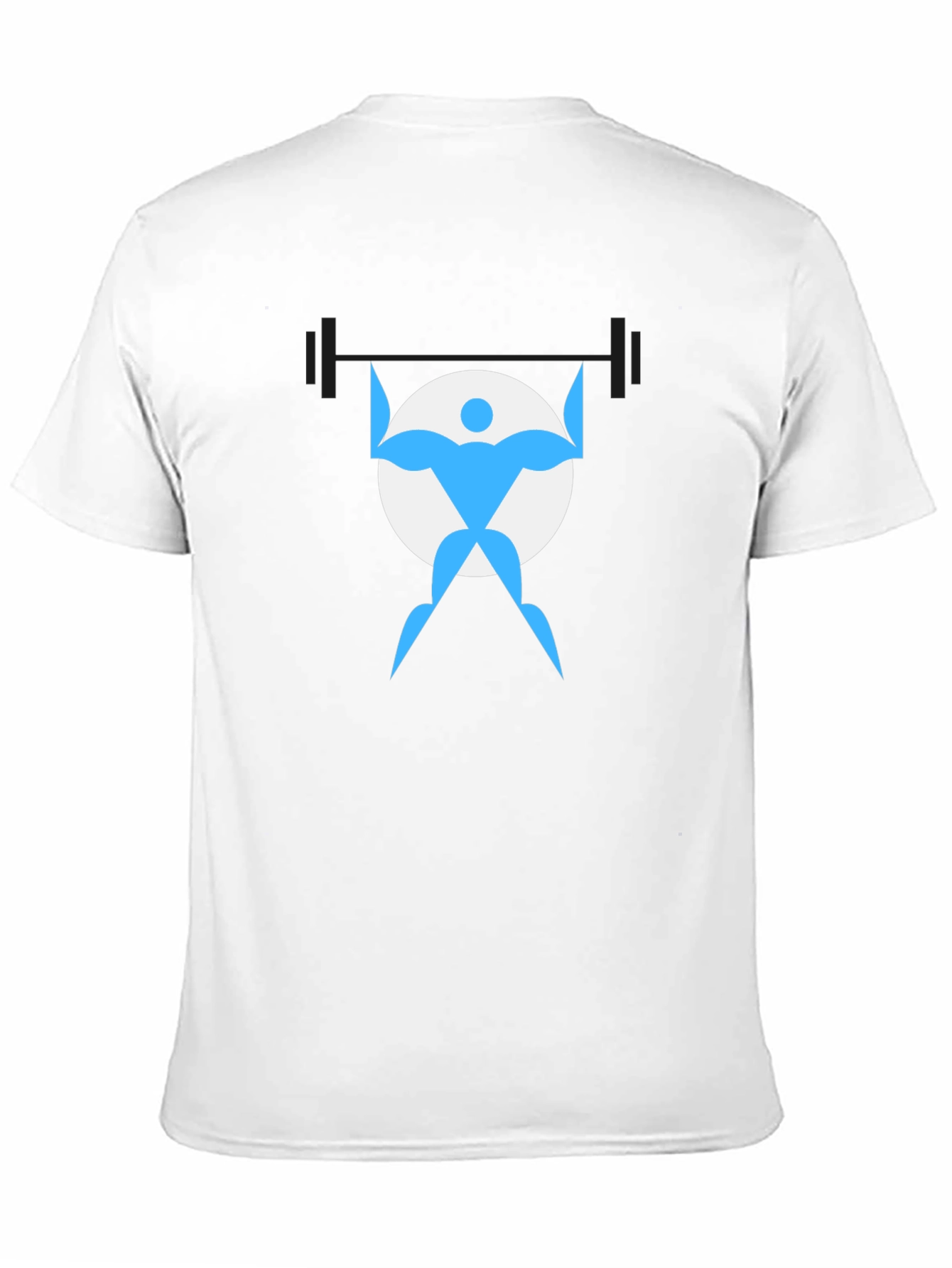 Weightlifter Graphic Tee - Black Cotton Shirt