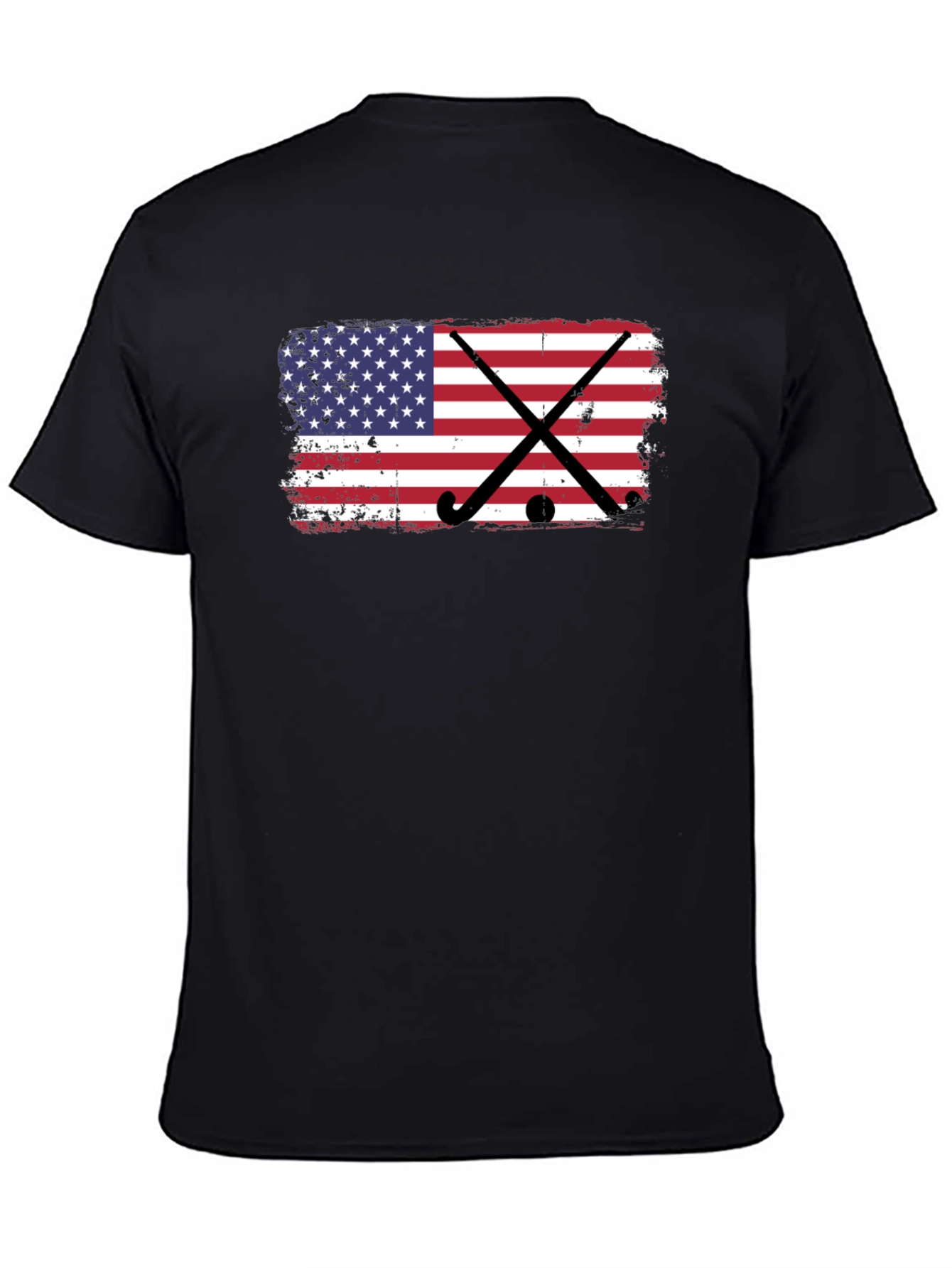American Flag Hockey T-Shirt