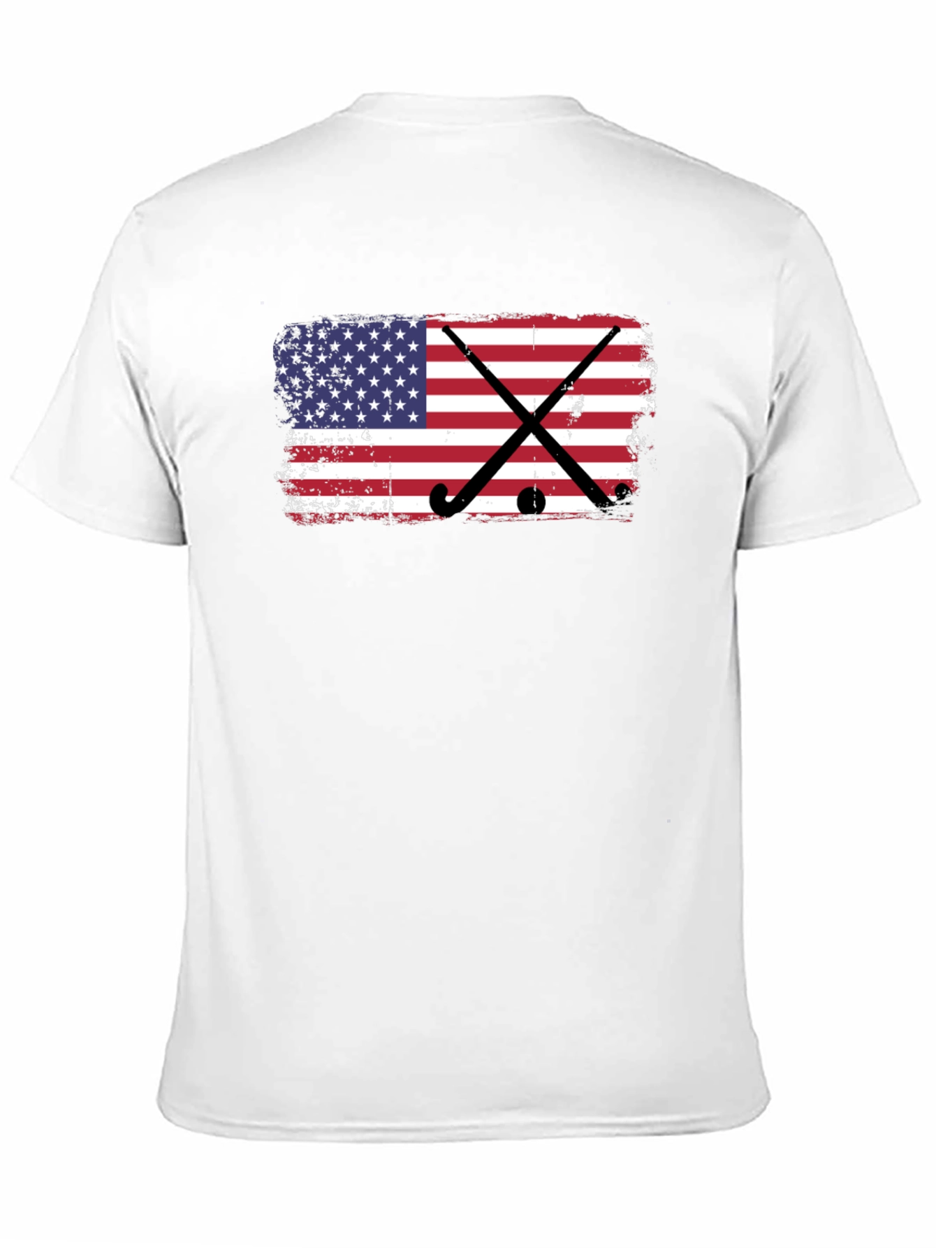 American Flag Hockey T-Shirt