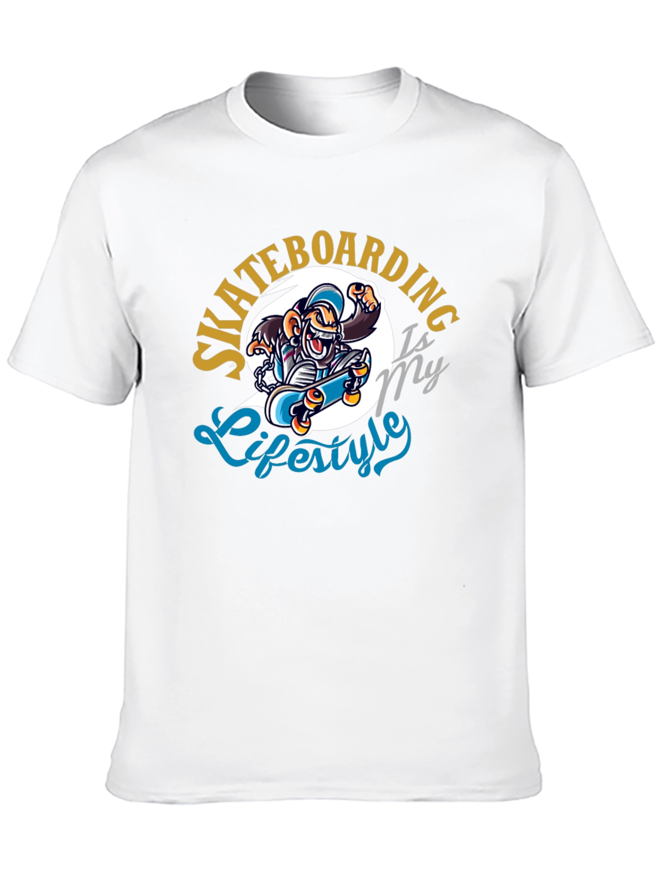 Skateboarding Lifestyle Graphic T-Shirt