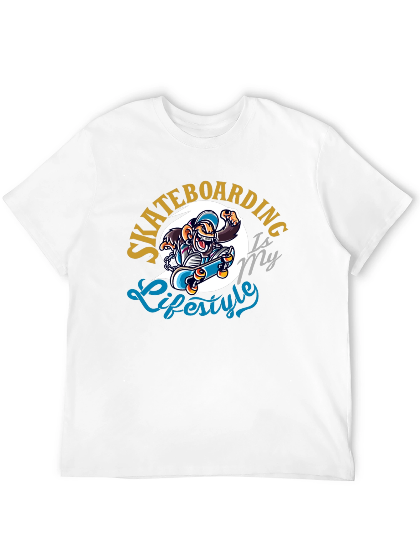 Skateboarding Lifestyle Graphic T-Shirt