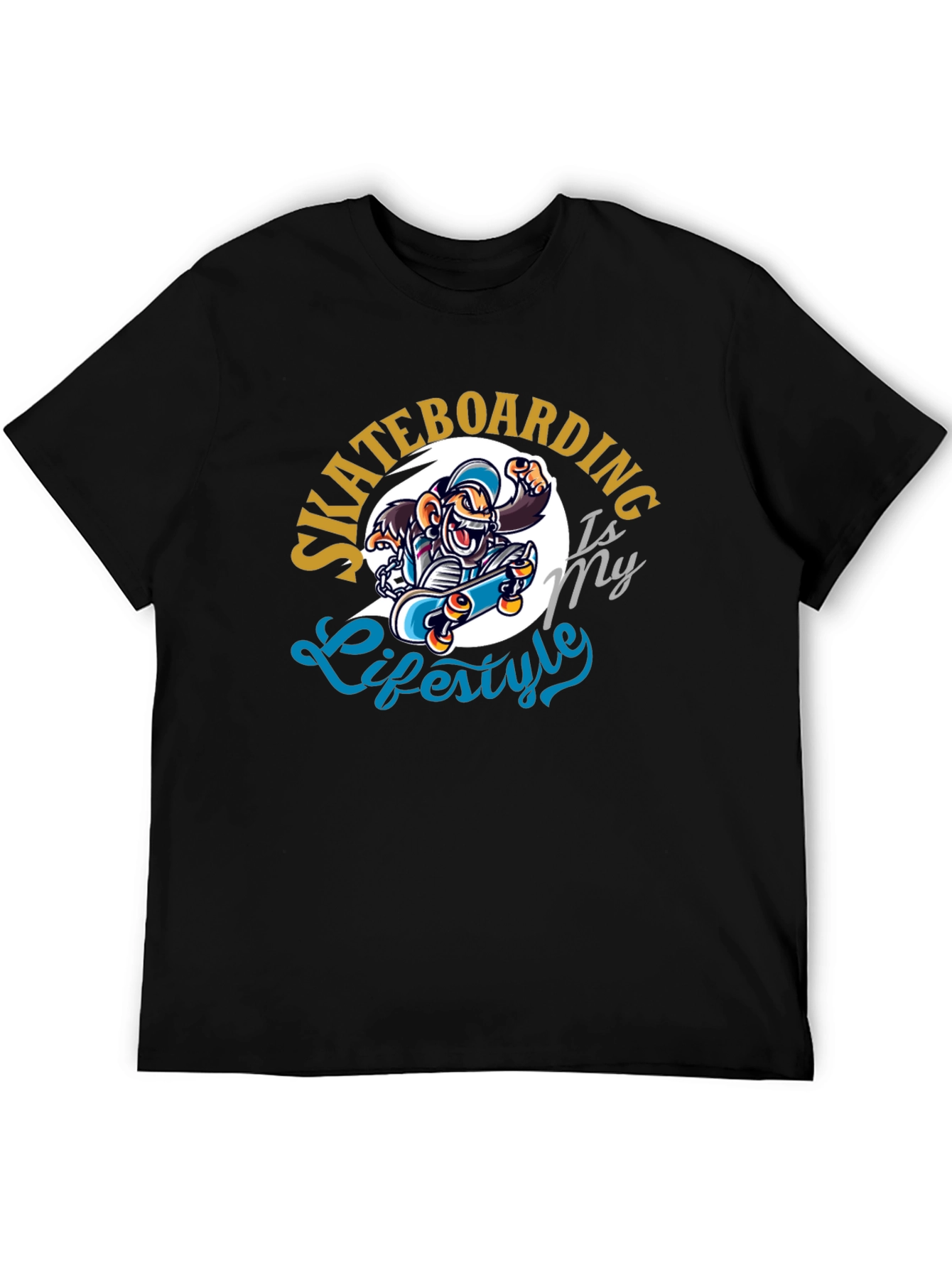 Skateboarding Lifestyle Graphic T-Shirt