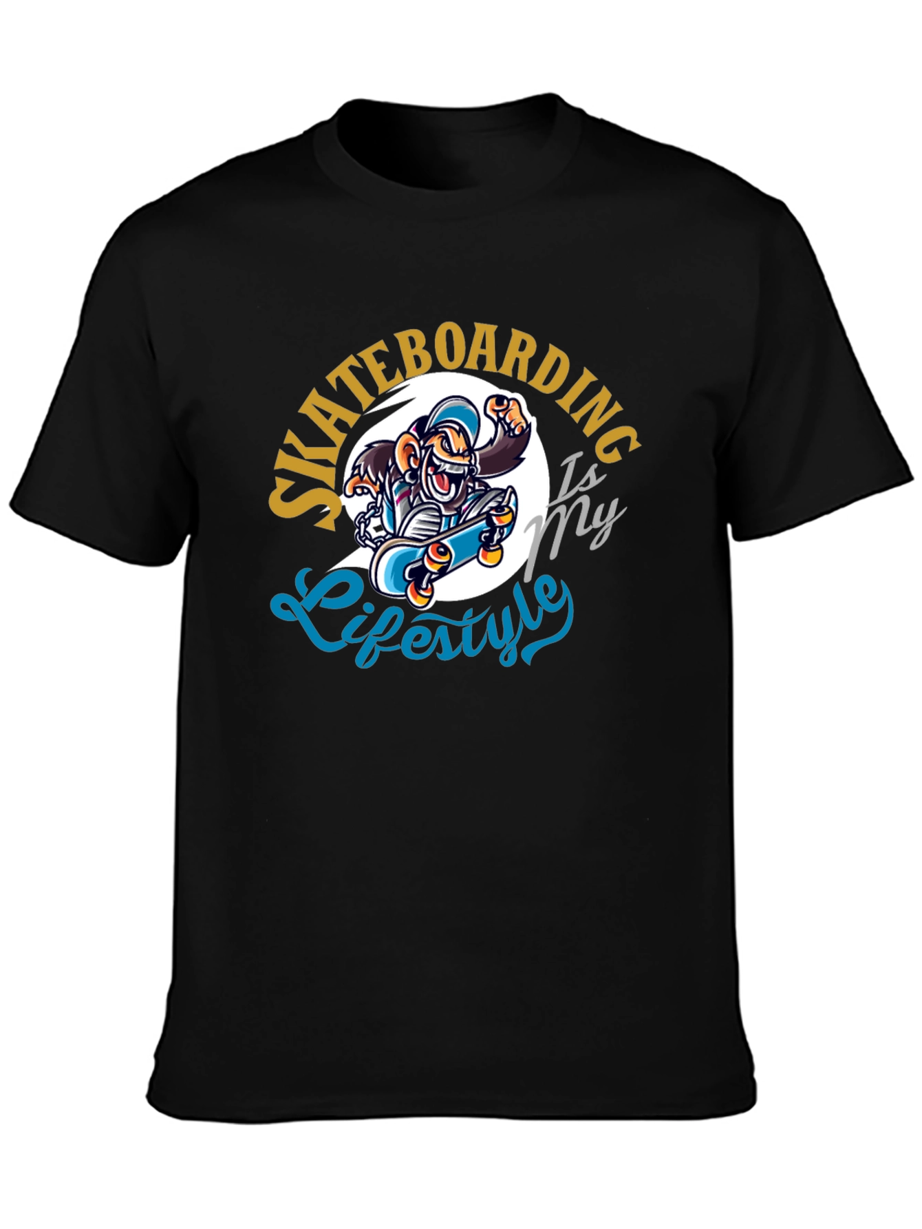 Skateboarding Lifestyle Graphic T-Shirt