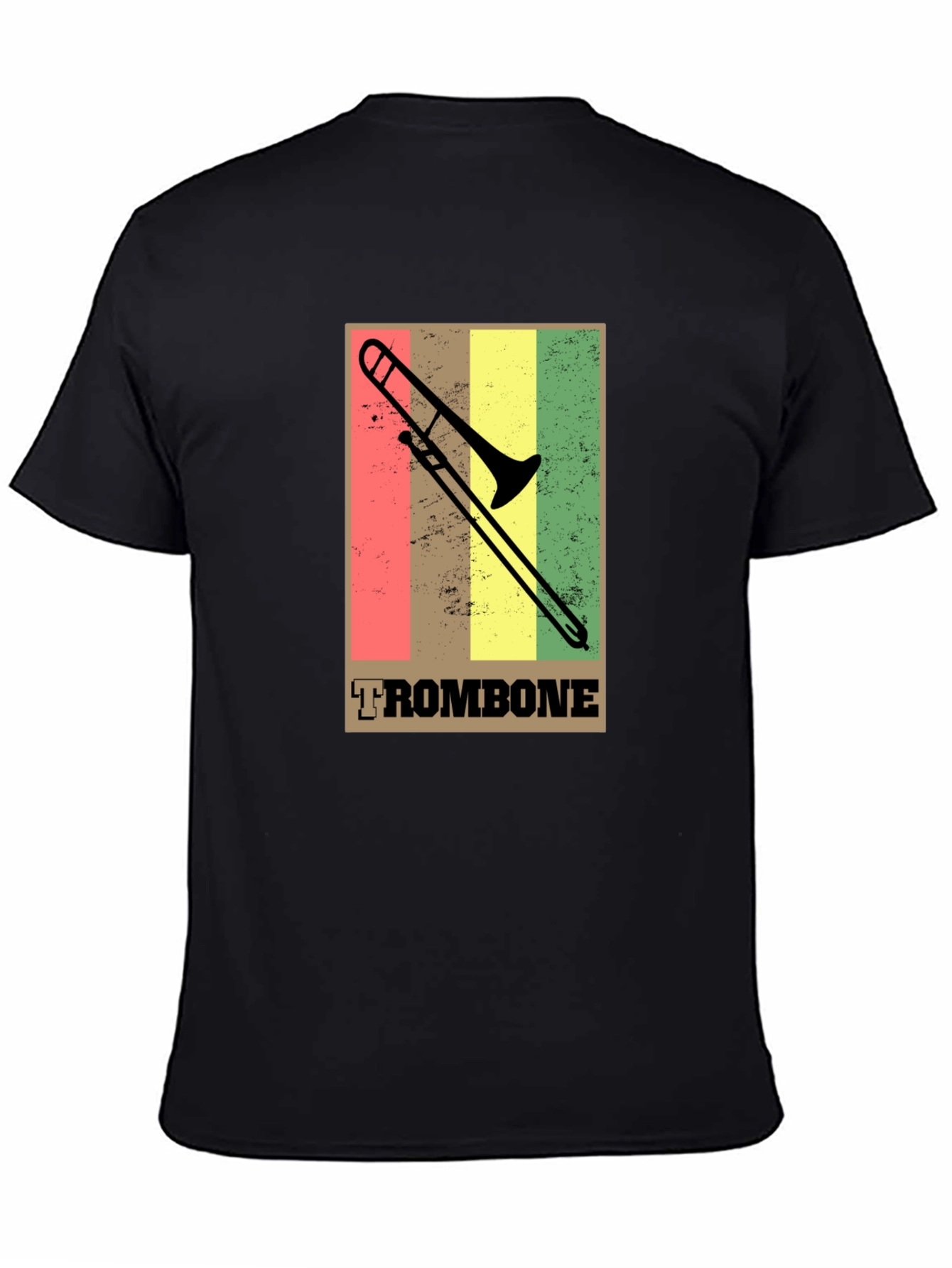 Retro Trombone T-Shirt - Music Lovers Tee