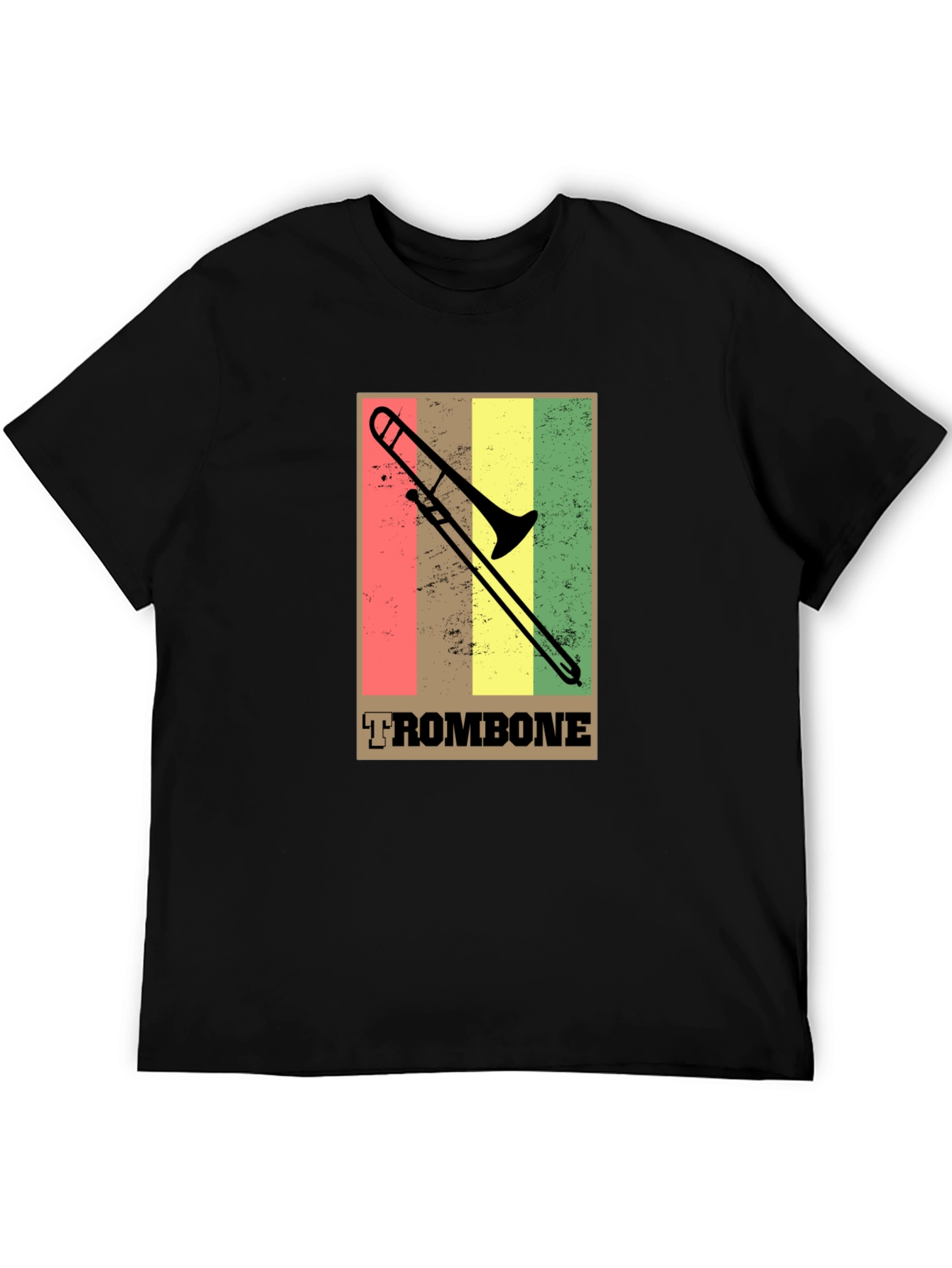 Retro Trombone T-Shirt - Music Lovers Tee