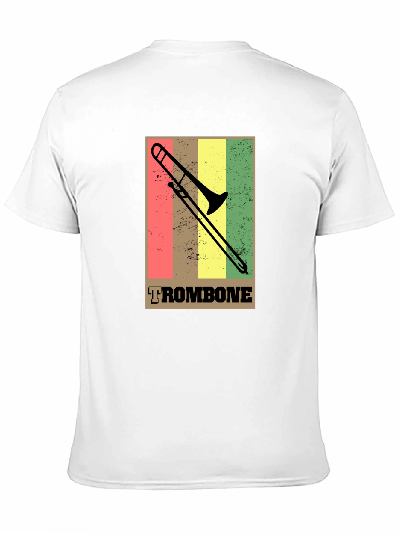 Retro Trombone T-Shirt - Music Lovers Tee