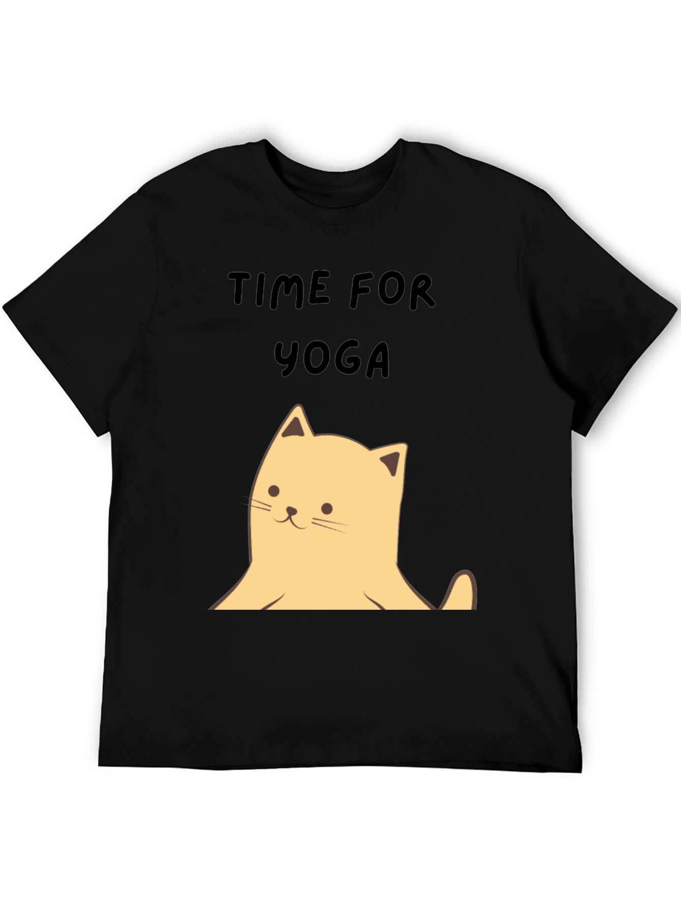 Yoga Cat Graphic Tee - Soft Cotton Unisex T-Shirt