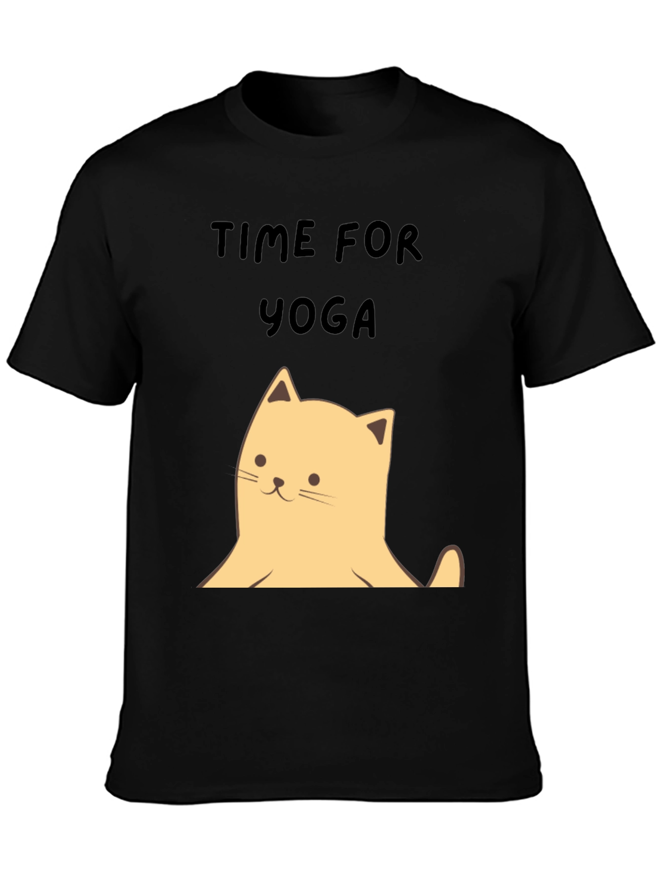 Yoga Cat Graphic Tee - Soft Cotton Unisex T-Shirt