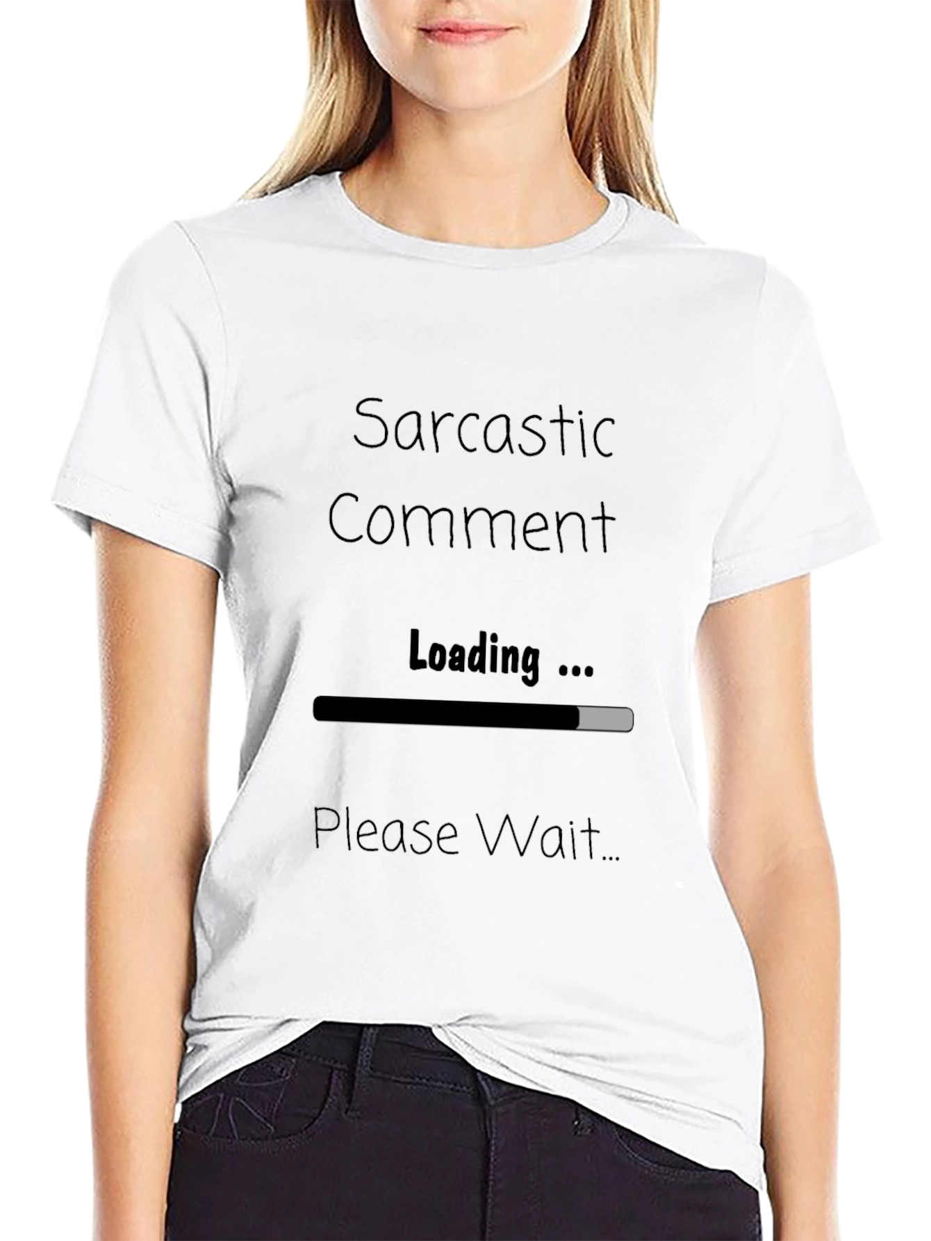 Sarcastic Comment Loading T-Shirt - Funny Graphic Tee