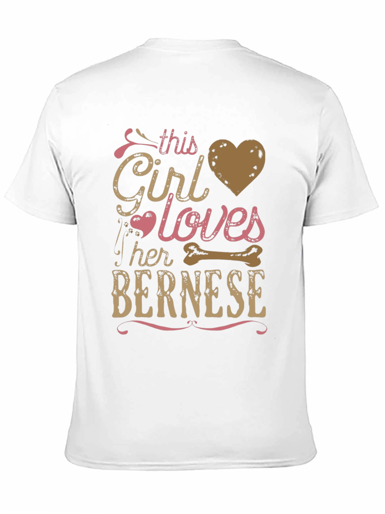 This Girl Loves Her Bernese Dog T-Shirt