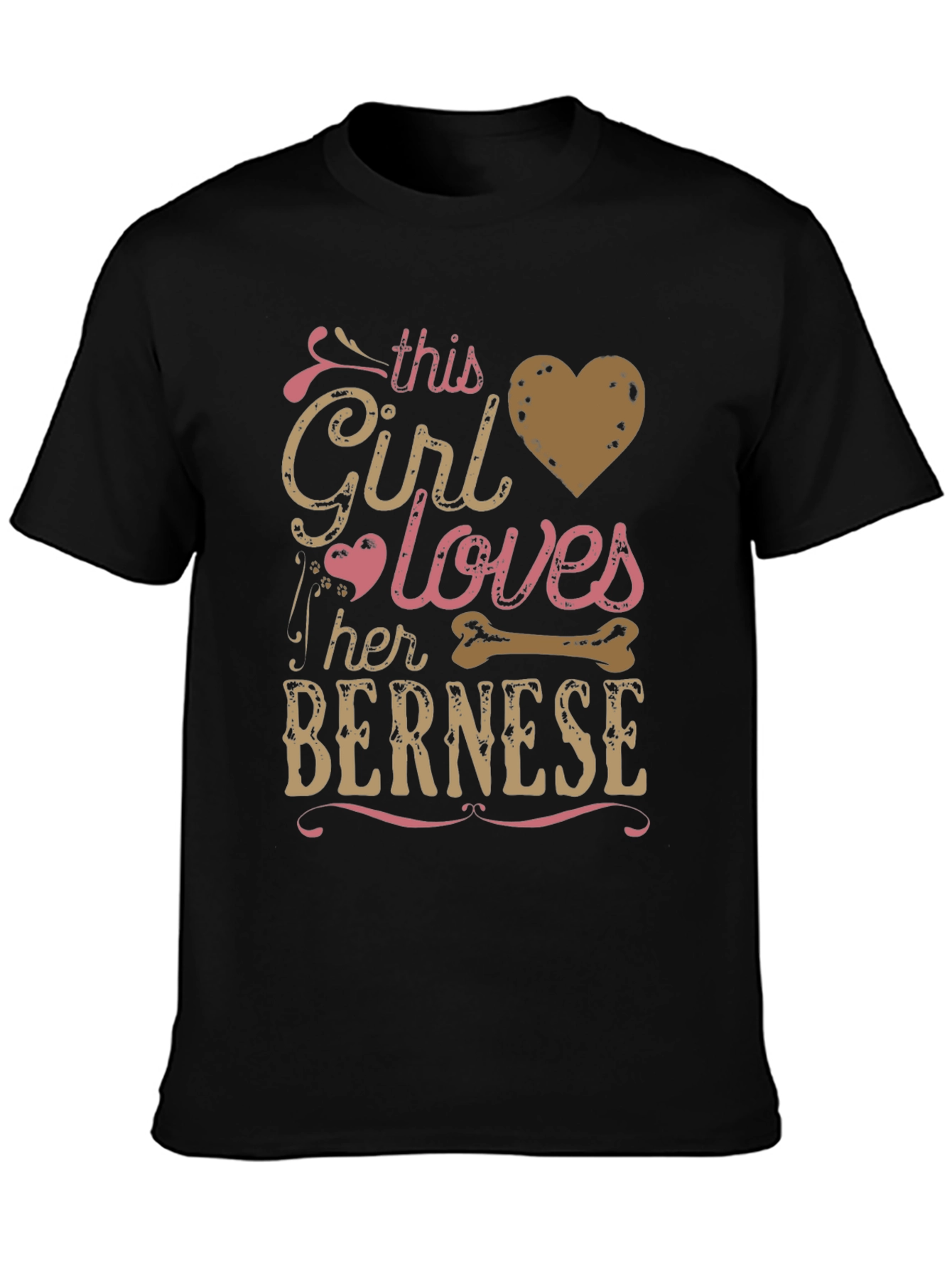 This Girl Loves Her Bernese Dog T-Shirt