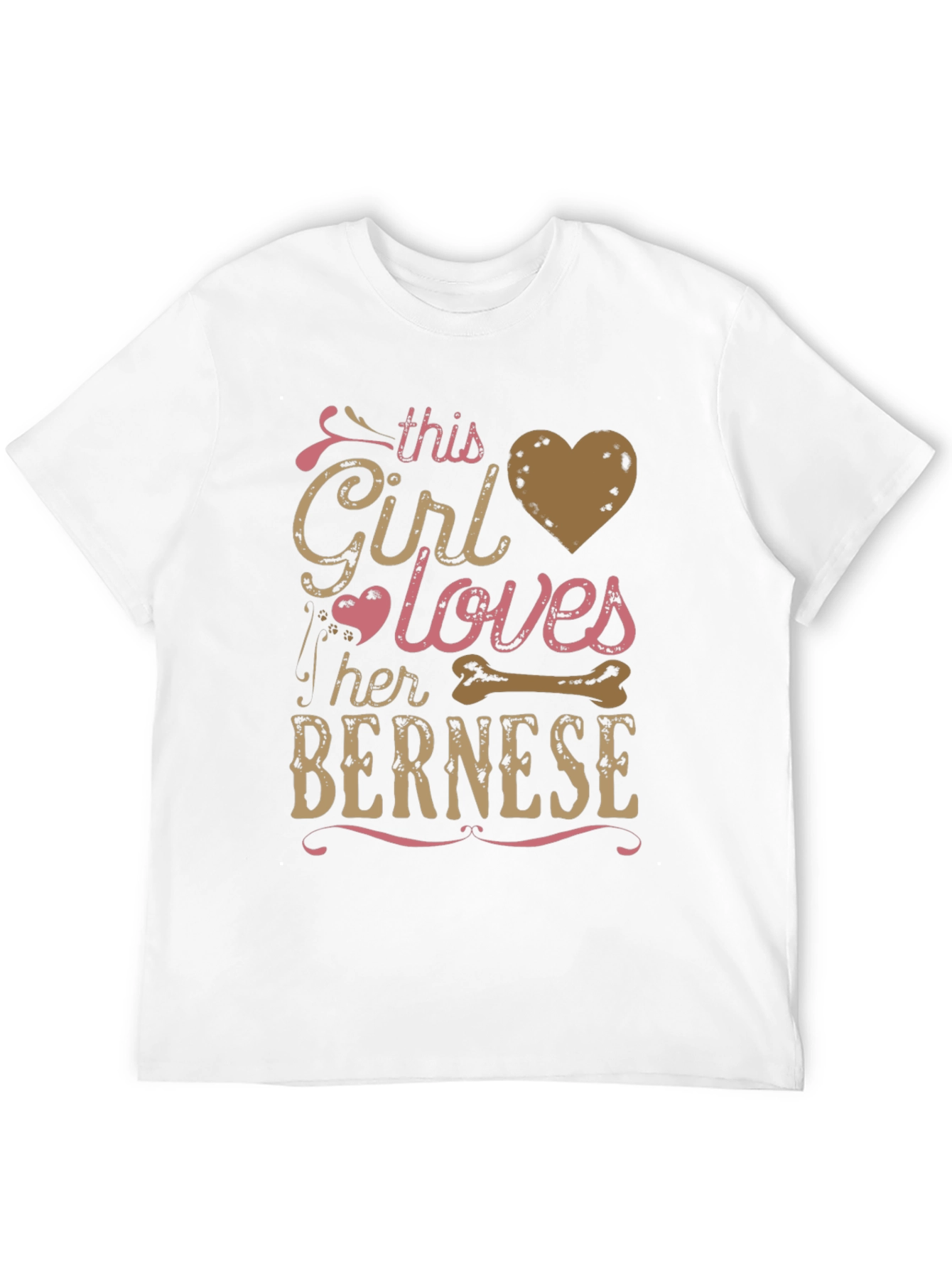 This Girl Loves Her Bernese Dog T-Shirt