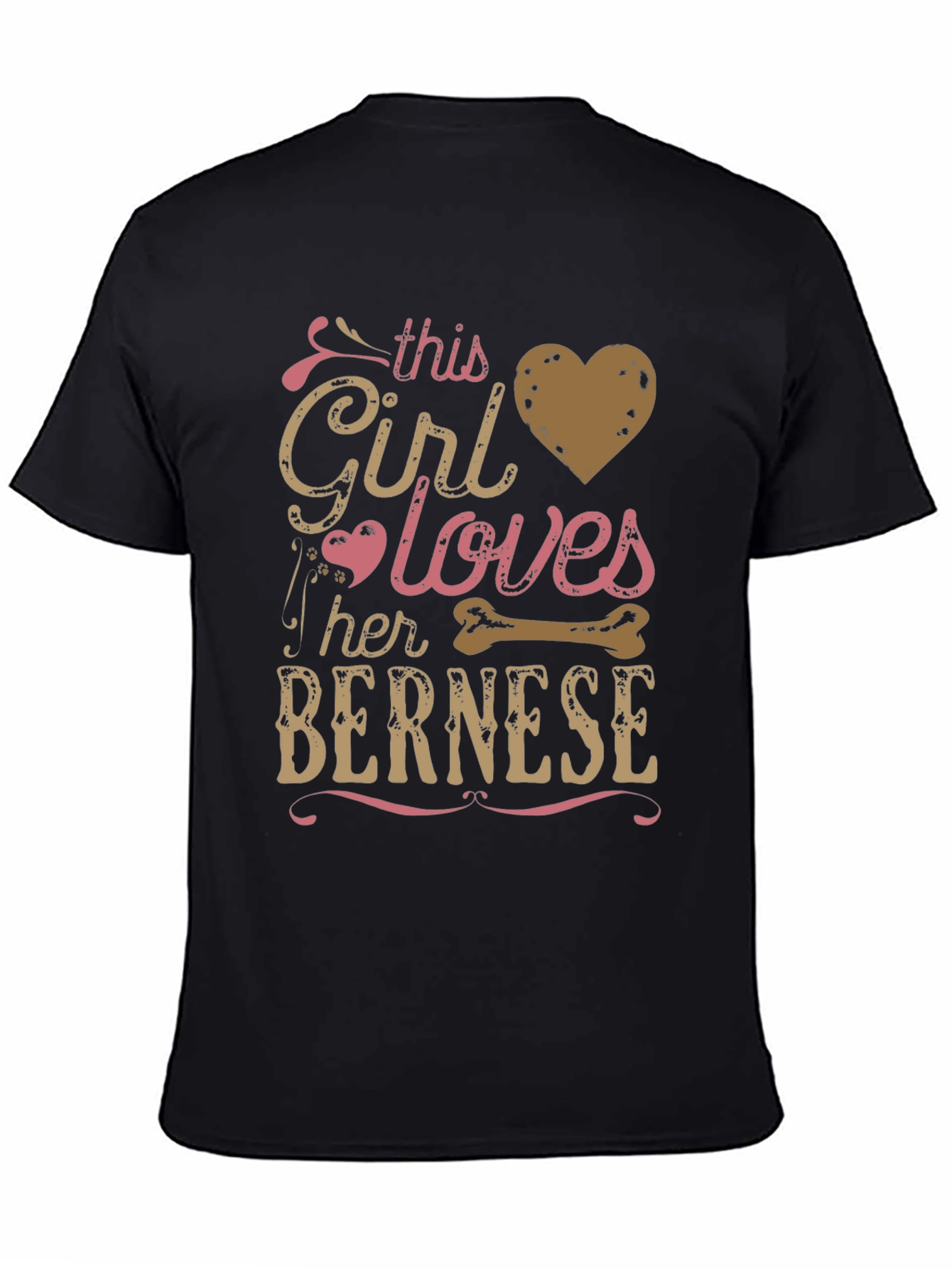 This Girl Loves Her Bernese Dog T-Shirt