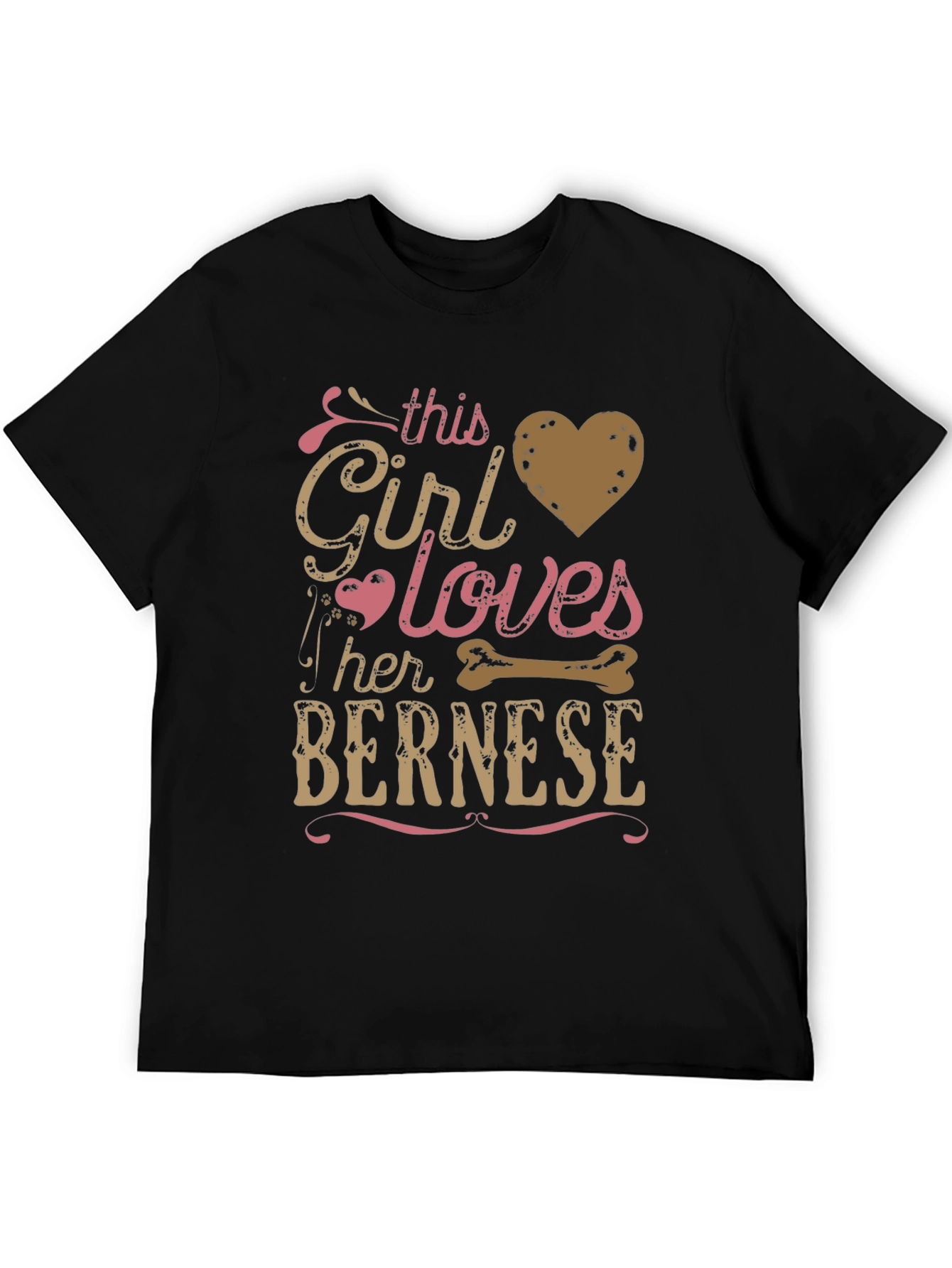 This Girl Loves Her Bernese Dog T-Shirt