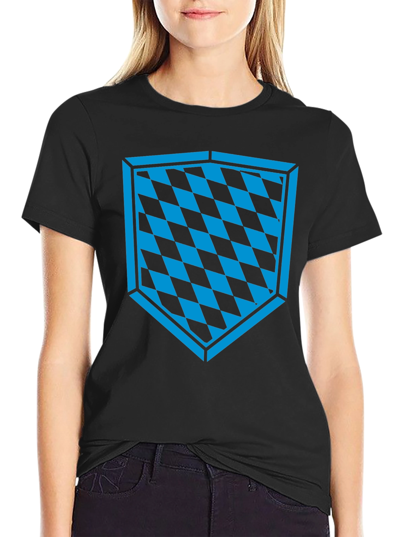Bavarian Shield Graphic T-Shirt - Black