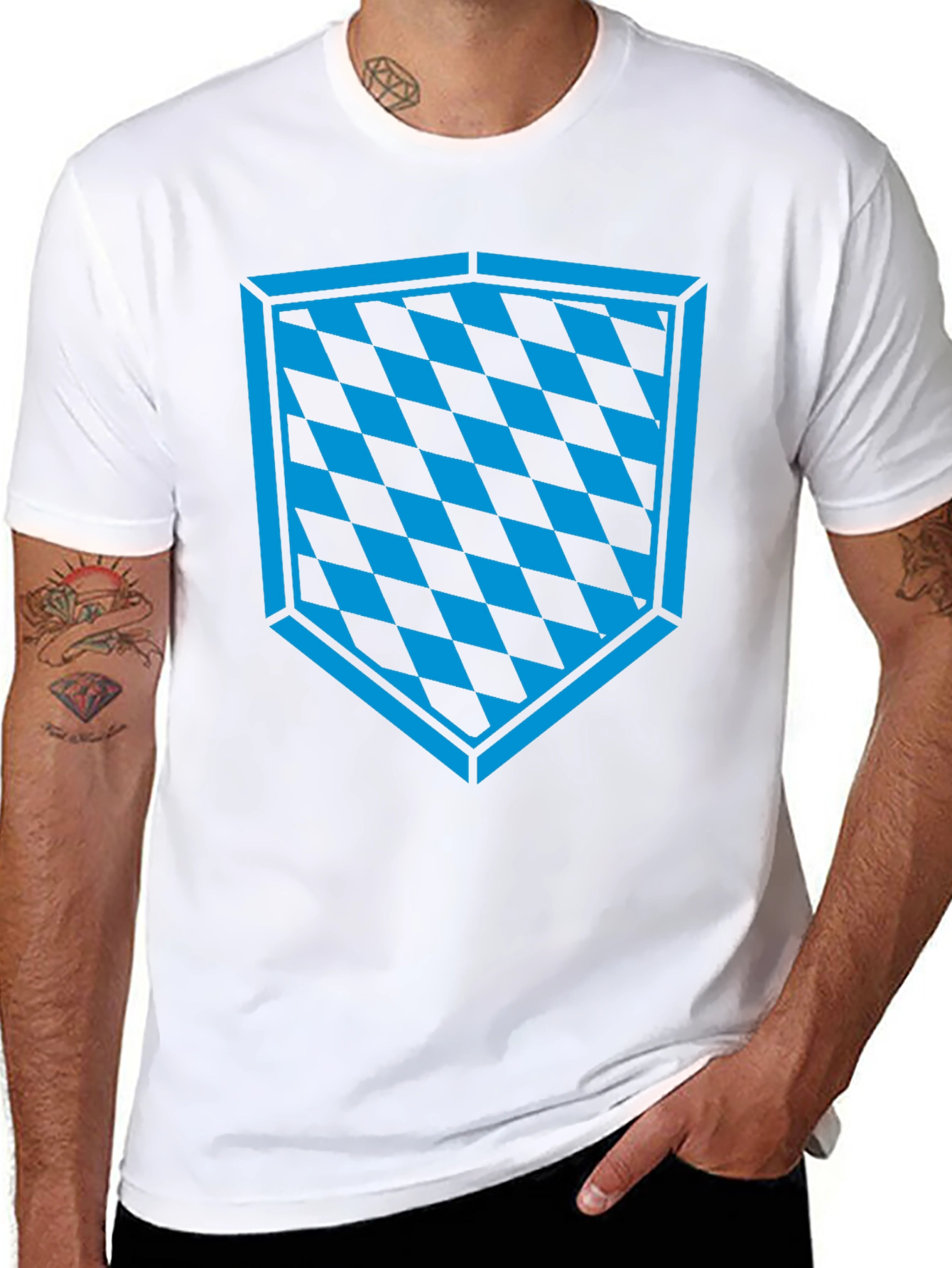 Bavarian Shield Graphic T-Shirt - Black