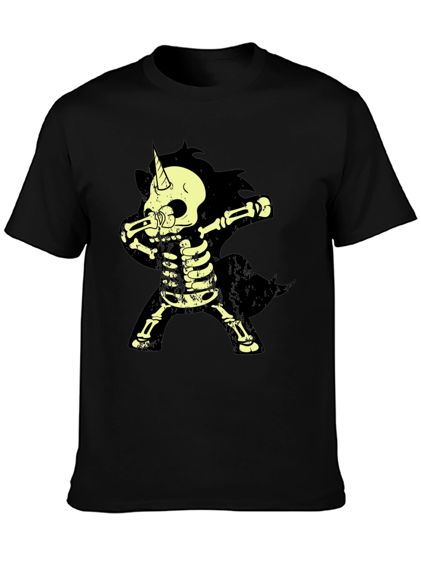 Unicorn Skeleton Dab T-Shirt - Halloween