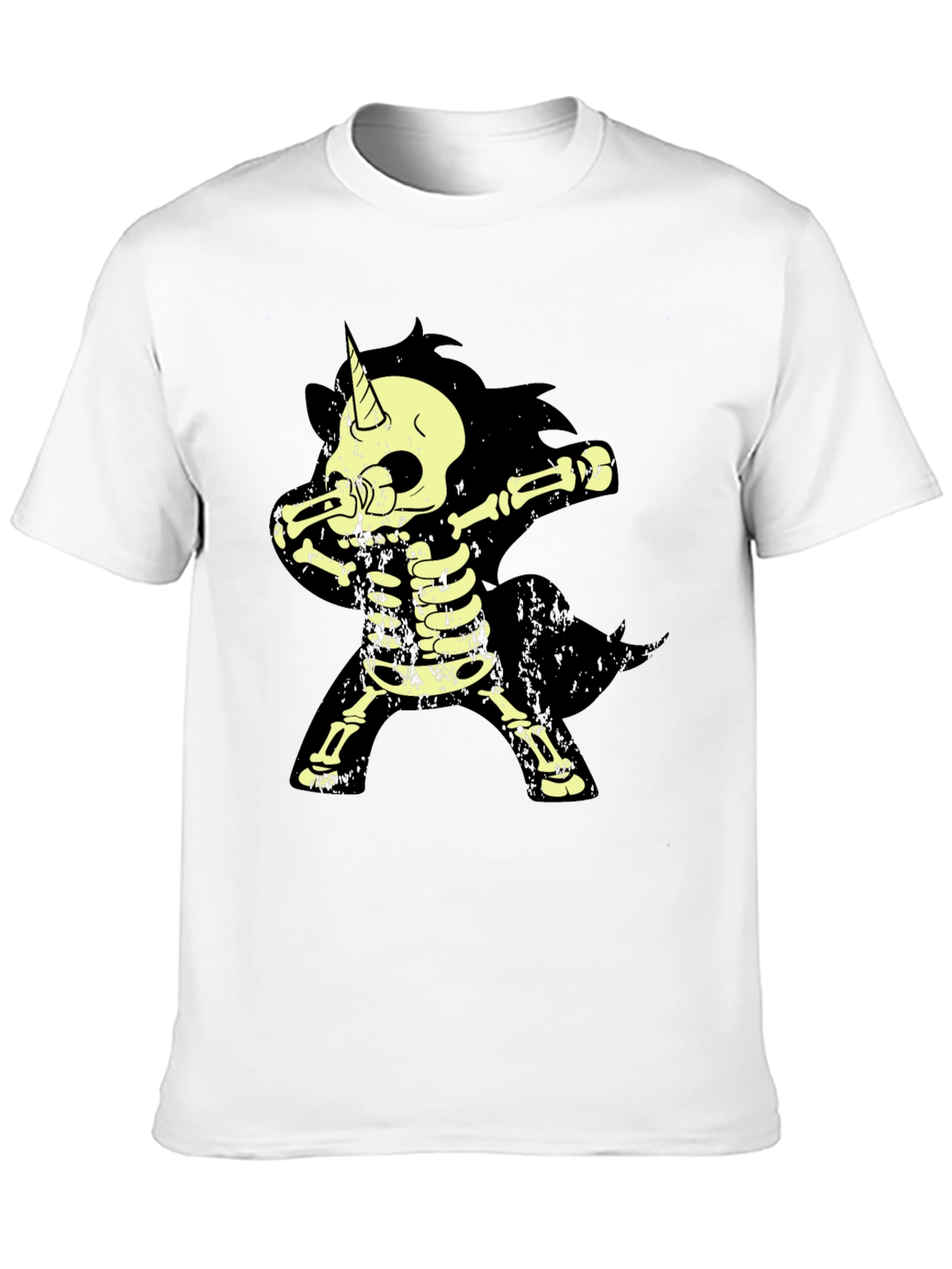 Unicorn Skeleton Dab T-Shirt - Halloween