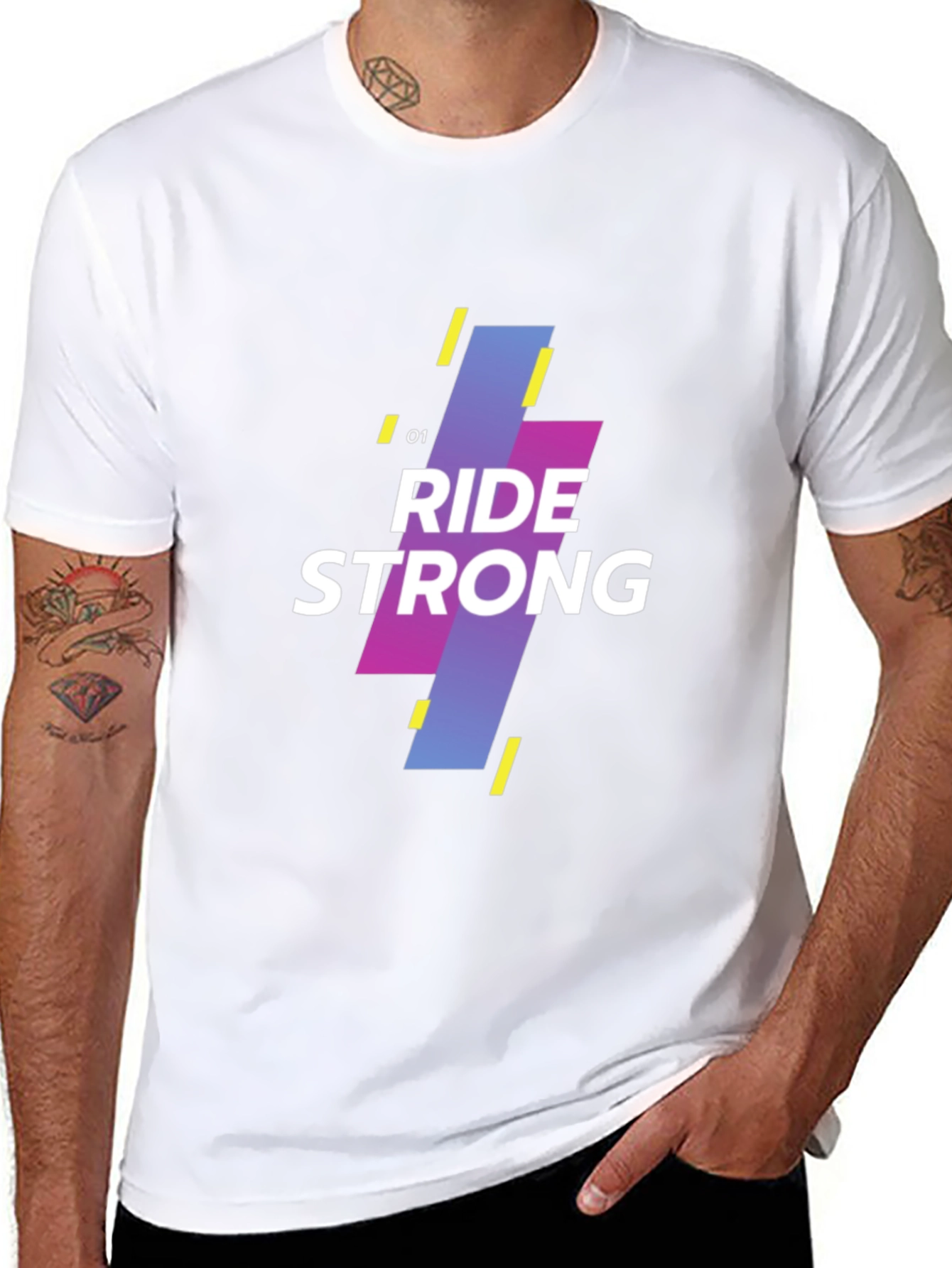 Ride Strong Graphic Tee - Black