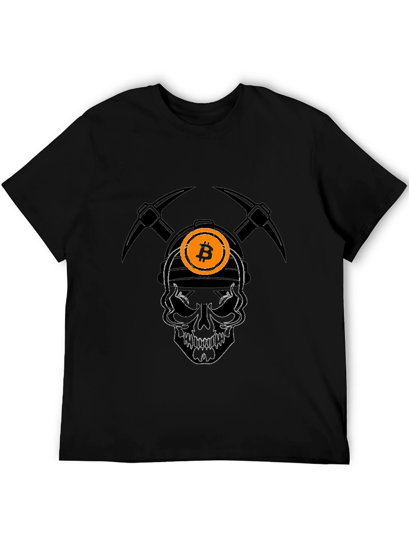 Bitcoin Miner Skull T-Shirt - Crypto Tee