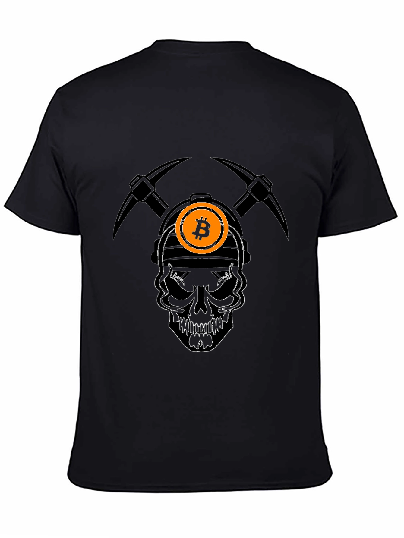 Bitcoin Miner Skull T-Shirt - Crypto Tee
