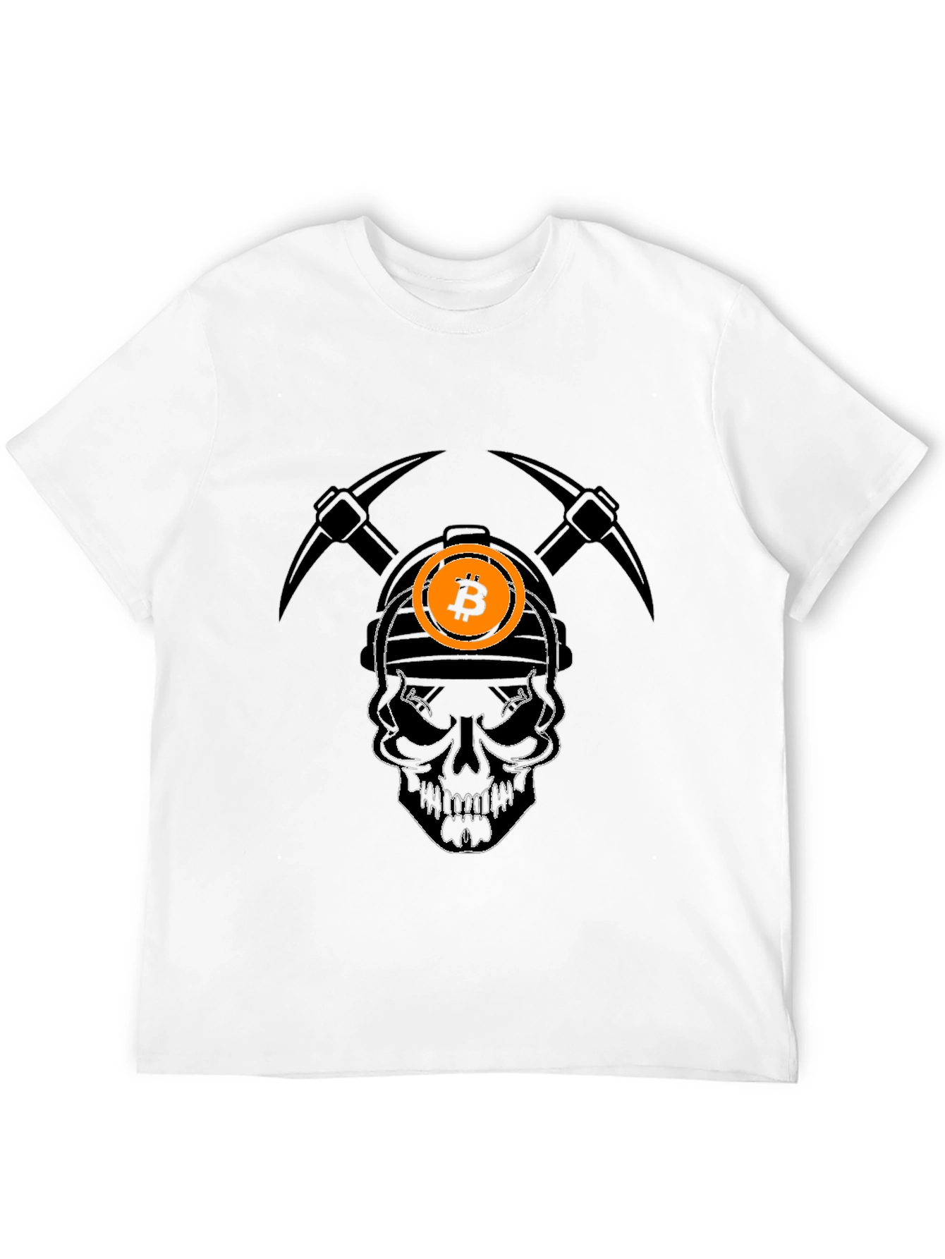 Bitcoin Miner Skull T-Shirt - Crypto Tee