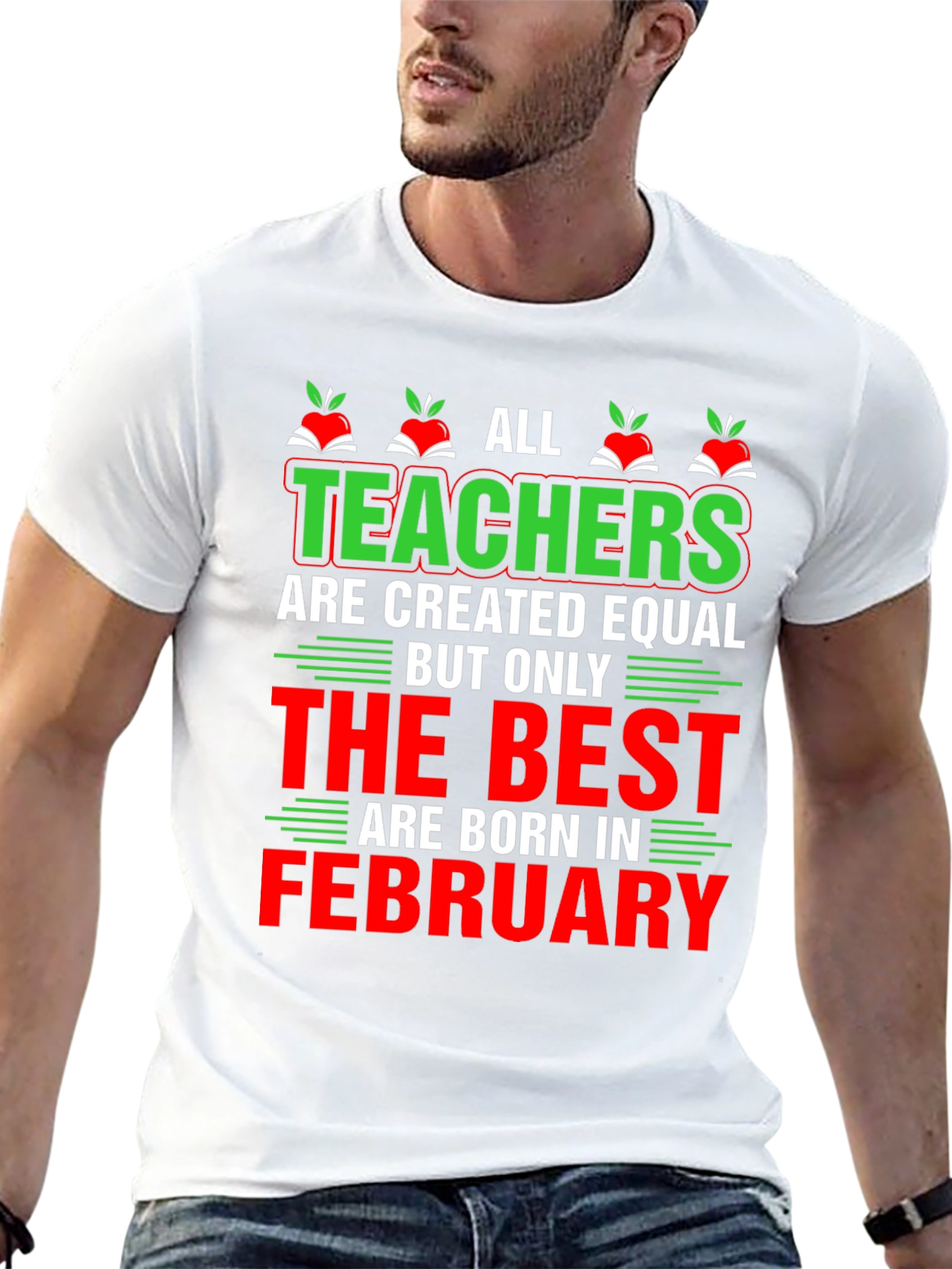 Teacher February Birthday T-Shirt