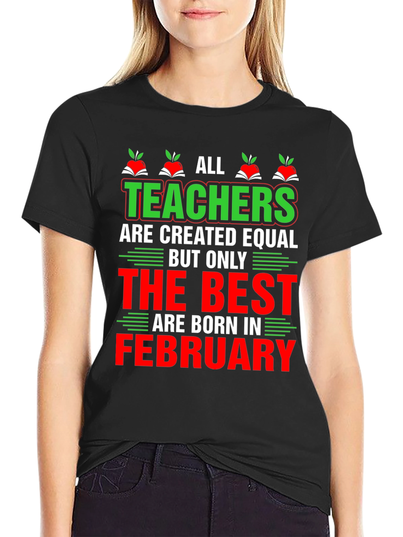 Teacher February Birthday T-Shirt