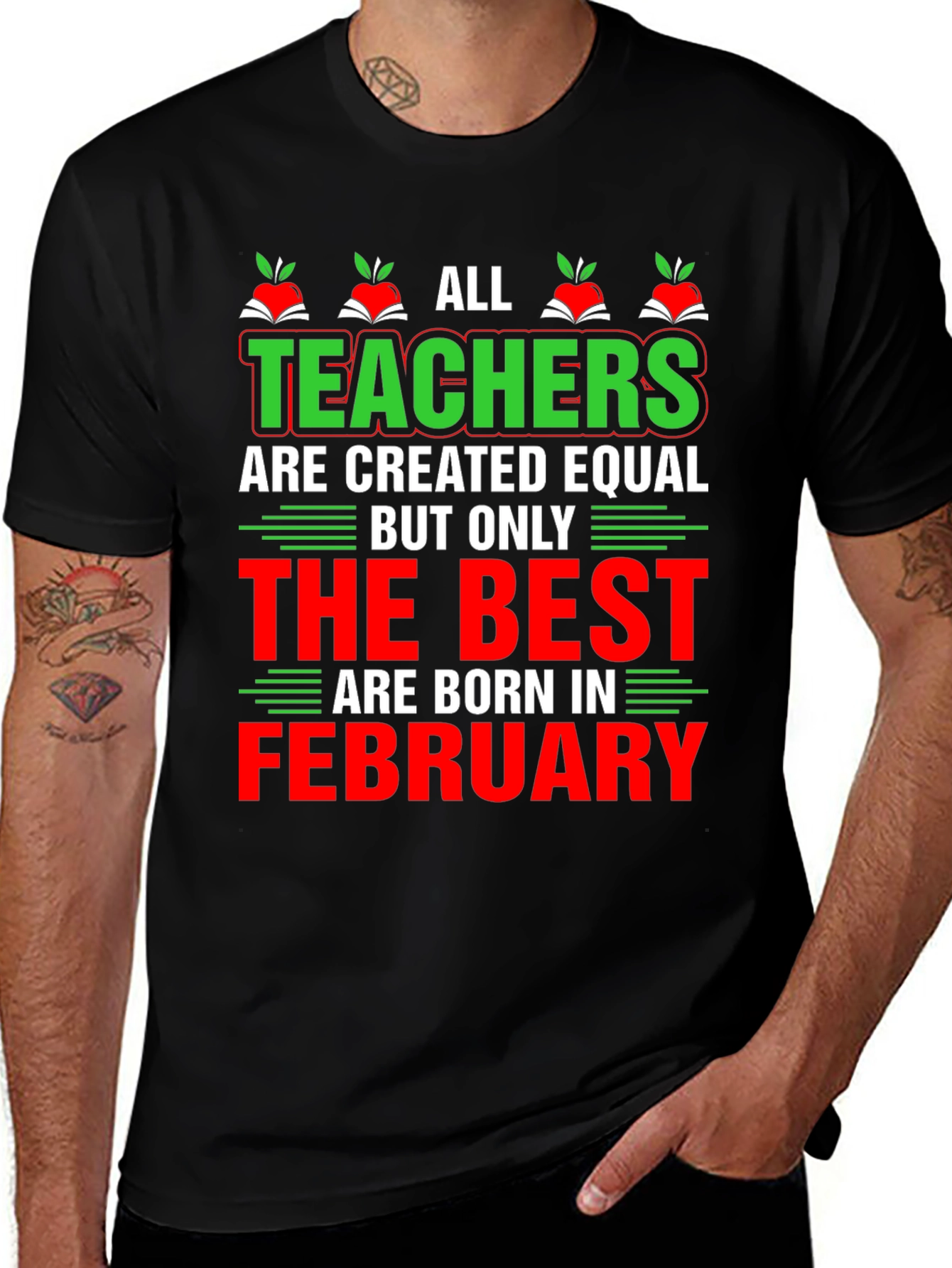 Teacher February Birthday T-Shirt