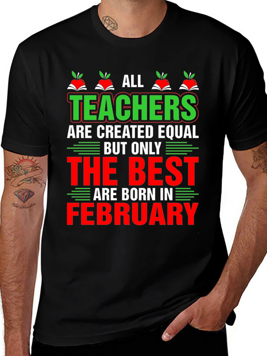Teacher February Birthday T-Shirt