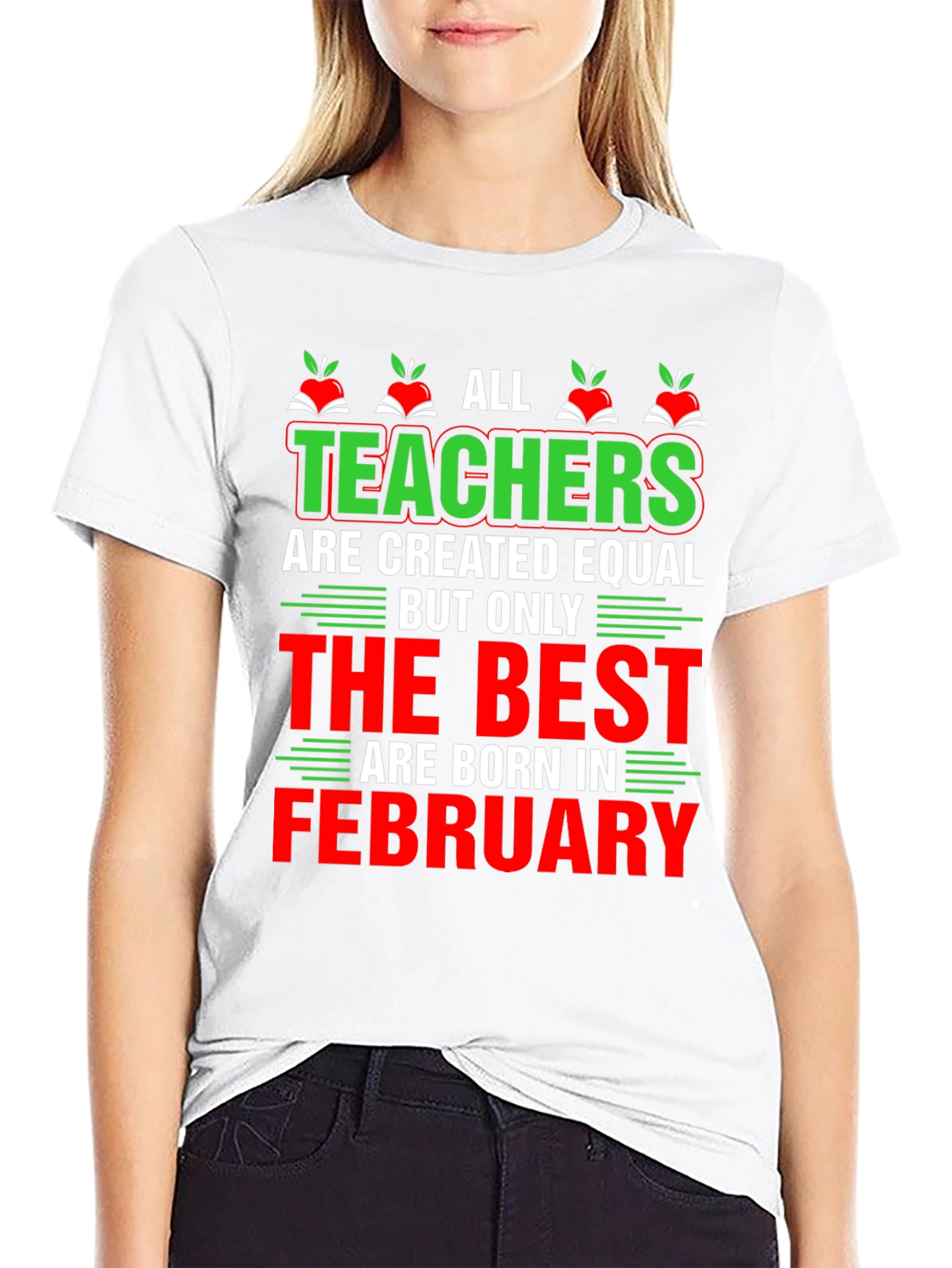 Teacher February Birthday T-Shirt