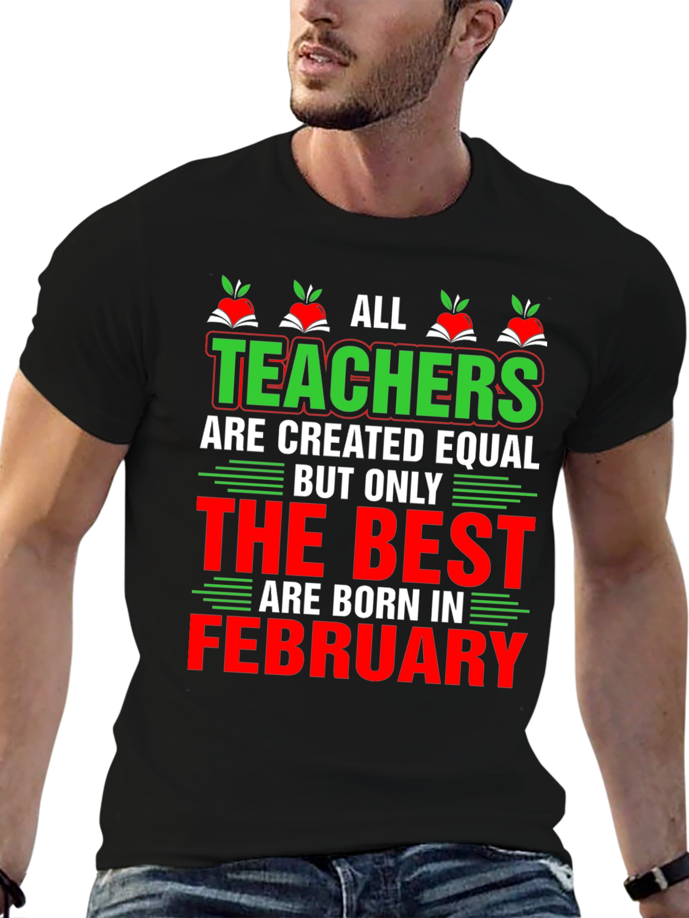 Teacher February Birthday T-Shirt