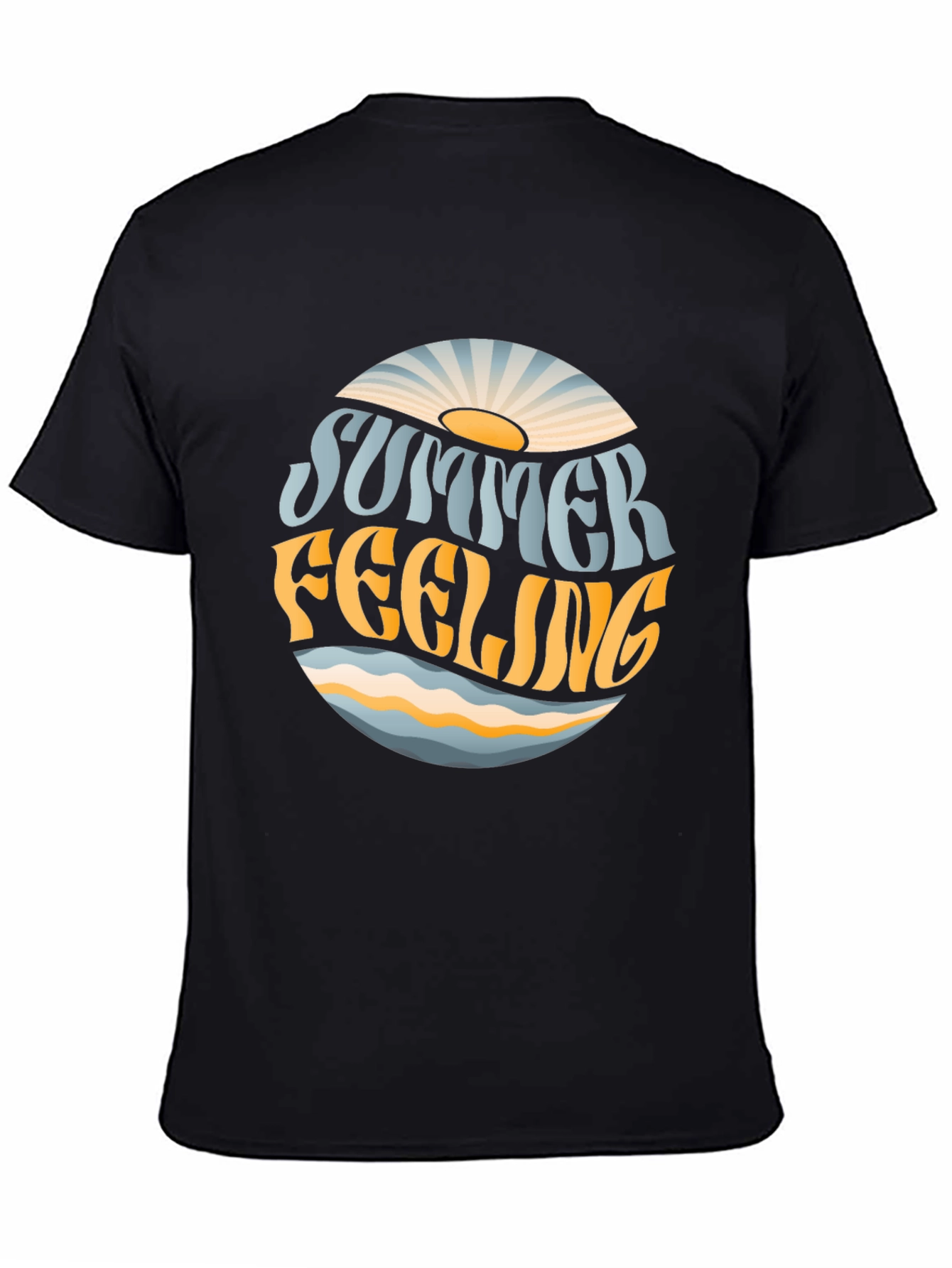 Summer Feeling Graphic T-Shirt - Trendy Tee