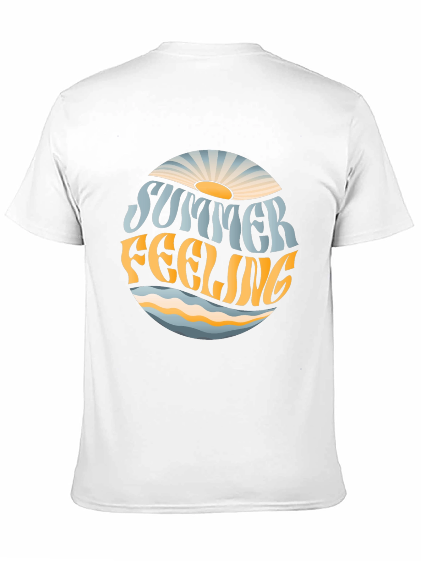 Summer Feeling Graphic T-Shirt - Trendy Tee