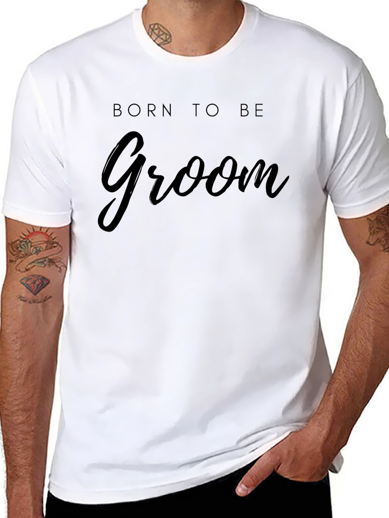 Born to Be Groom T-Shirt - Wedding Apparel