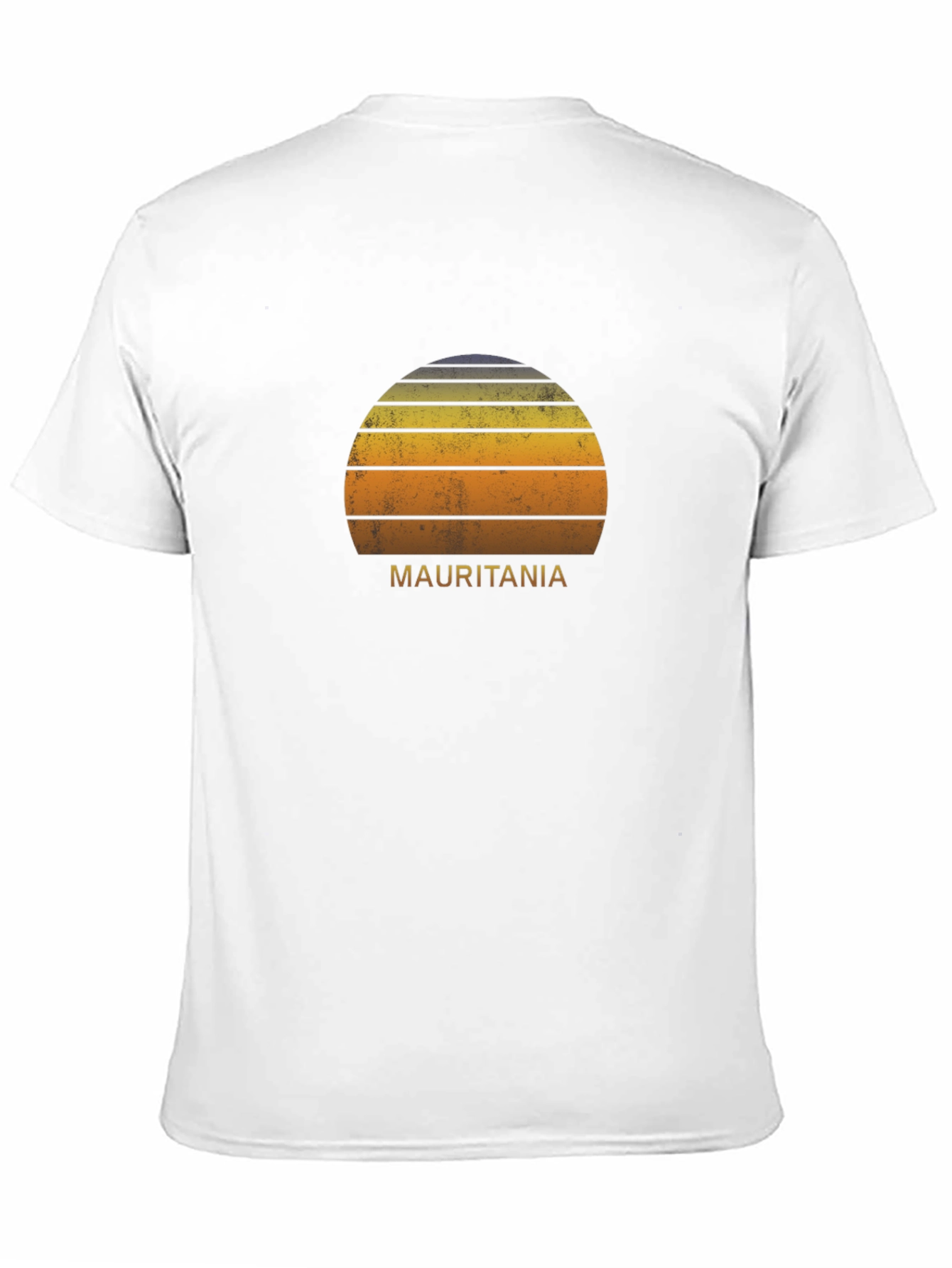Retro Mauritania Sunset T-Shirt
