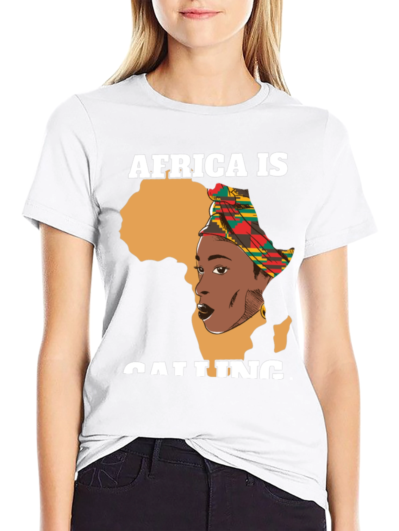 Africa is Calling Black T-Shirt