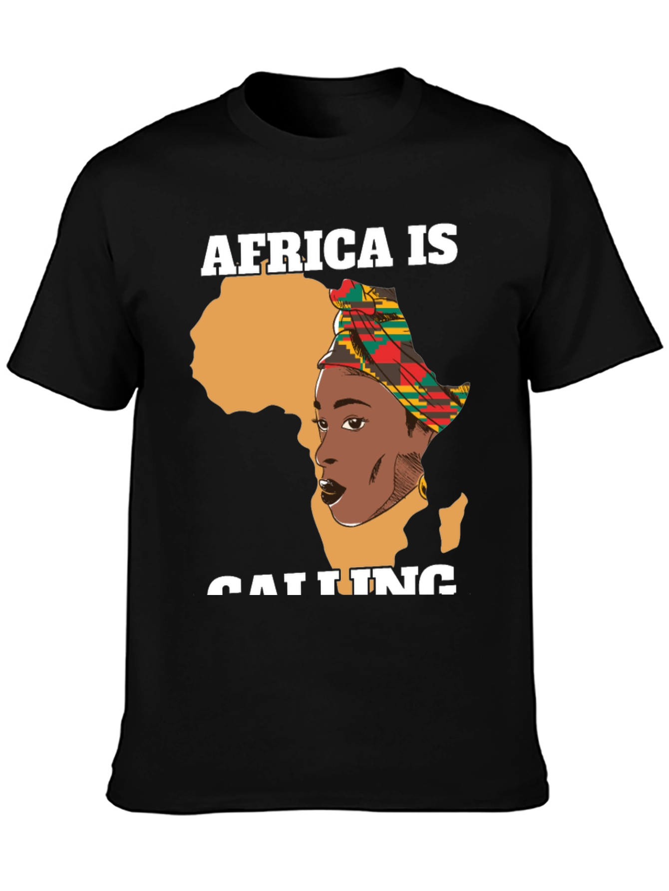 Africa is Calling Black T-Shirt