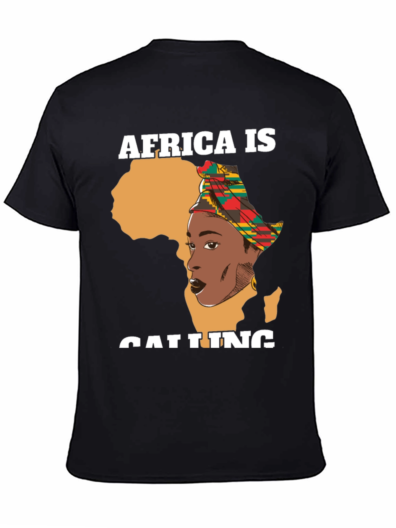 Africa is Calling Black T-Shirt