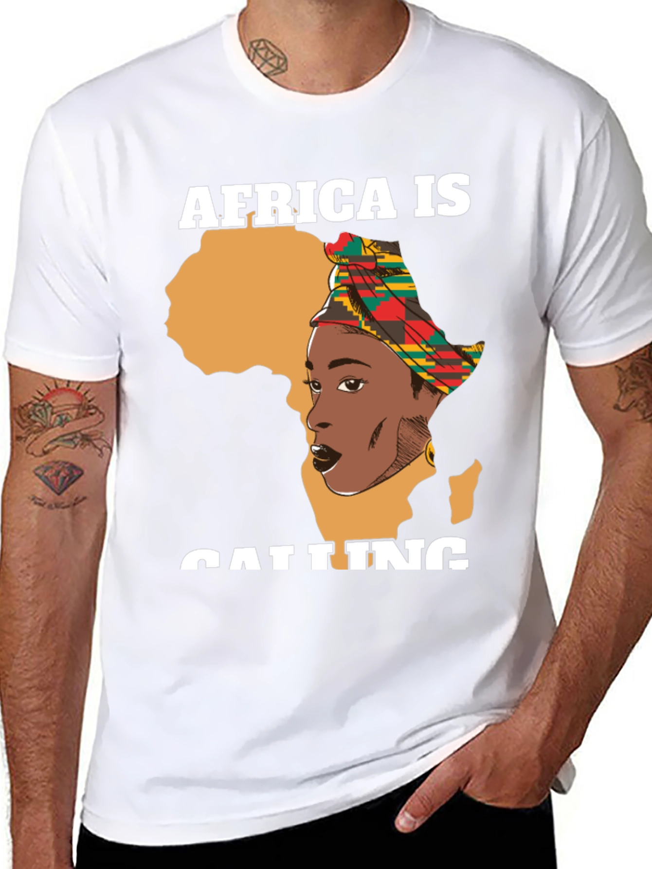 Africa is Calling Black T-Shirt
