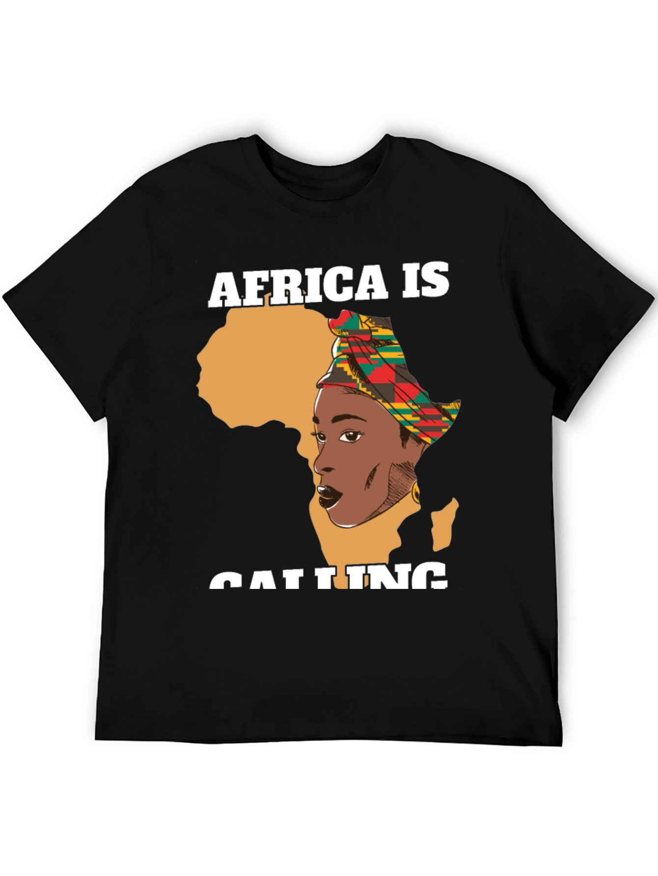 Africa is Calling Black T-Shirt