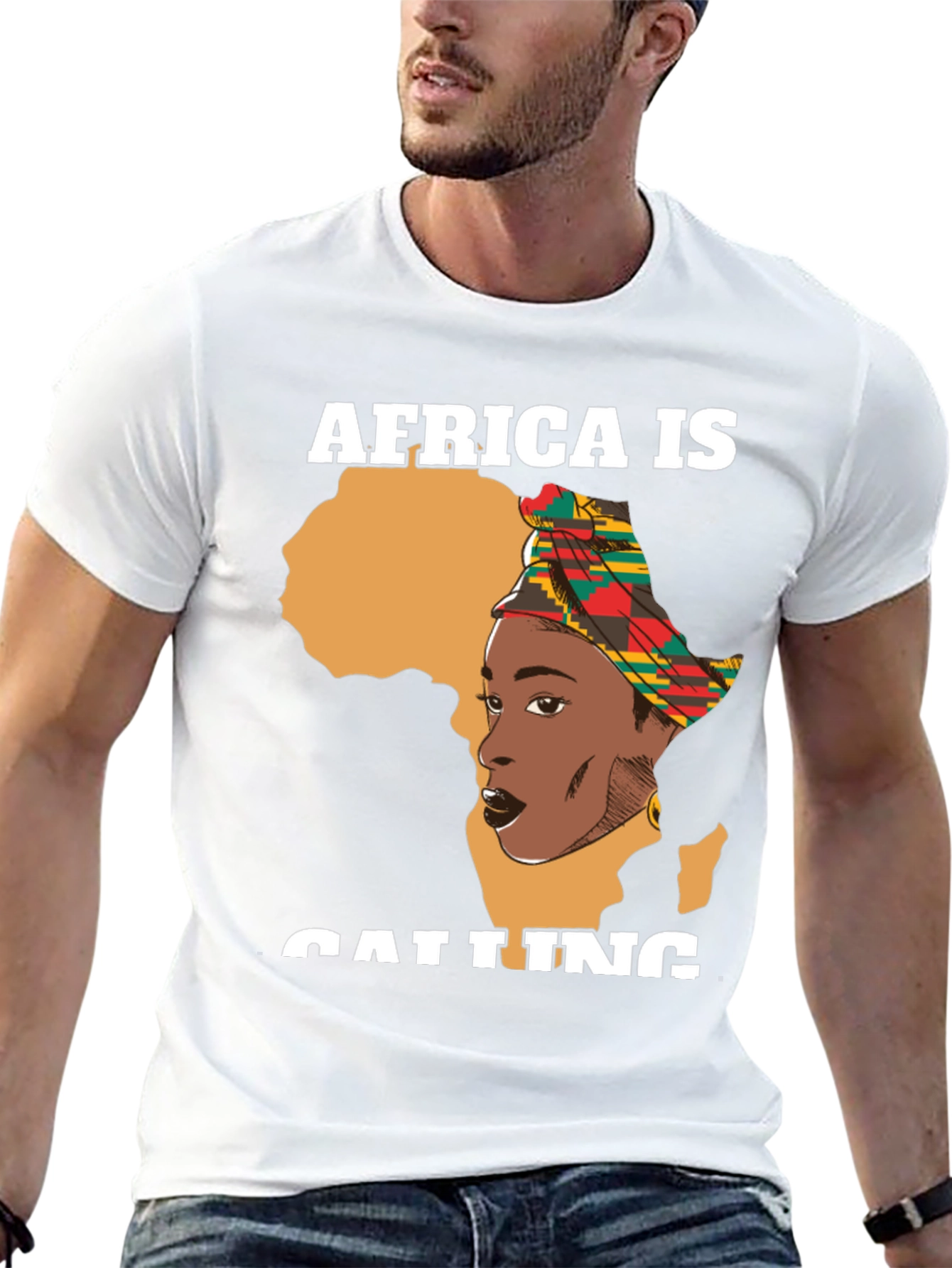 Africa is Calling Black T-Shirt