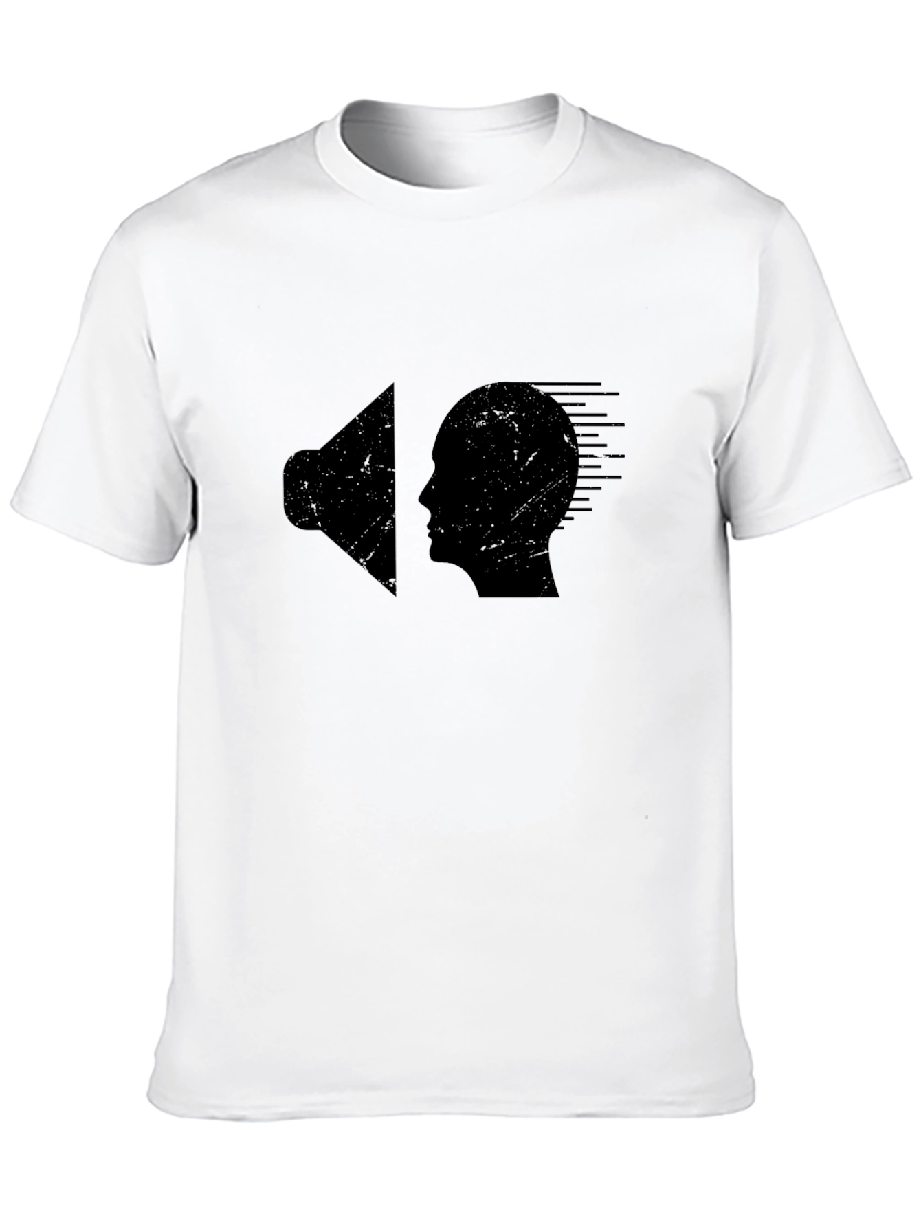 Sound Mind Mens Black Graphic Tee