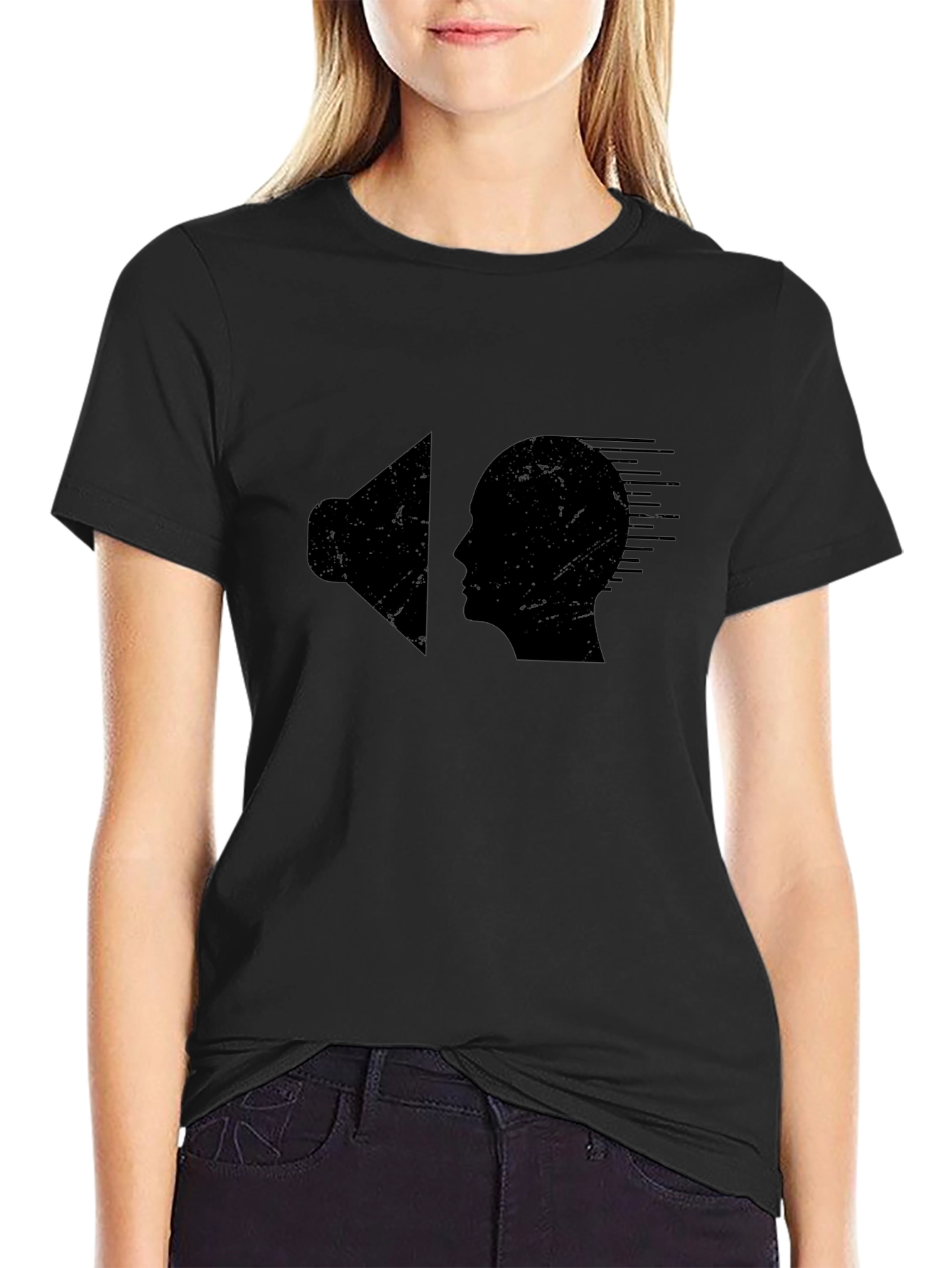 Sound Mind Mens Black Graphic Tee