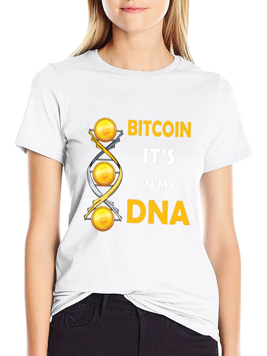 Bitcoin DNA Black Graphic Tee
